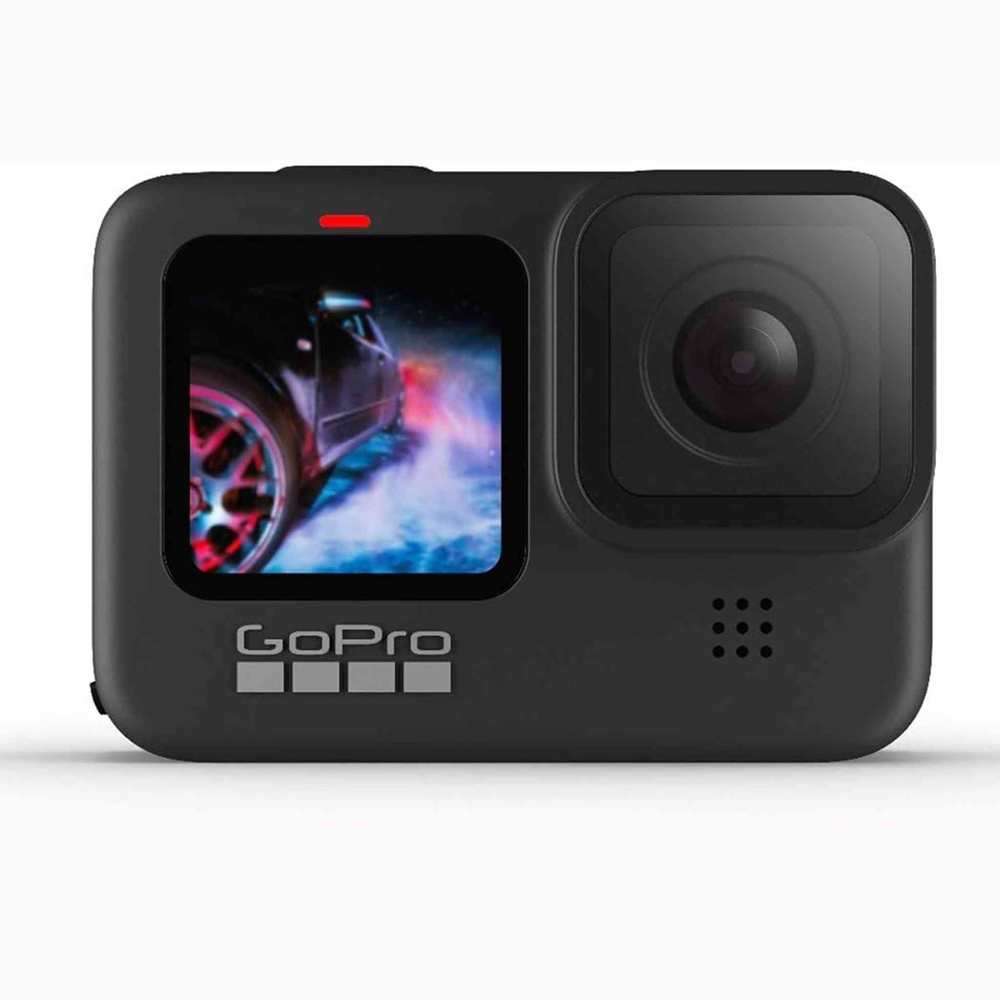 GoPro HERO9 Black Waterproof Action Camera with 5K Ultra HD Video, 20MP Photos Bundle GoPro