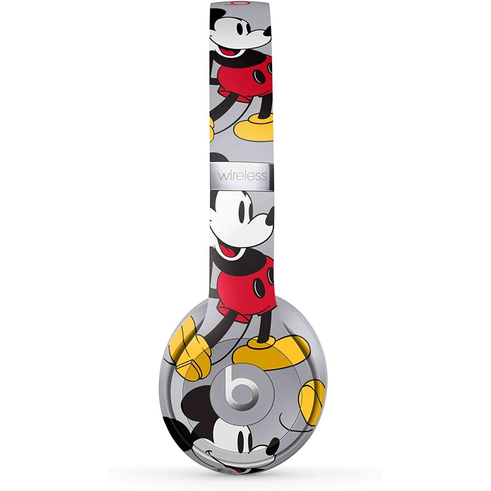 Beats by Dr. Dre Solo3 Wireless Headphones 2 Pack - Mickey's 90th Anniversary Edition - with Headphone Cleaner Bundle BeatsByDre