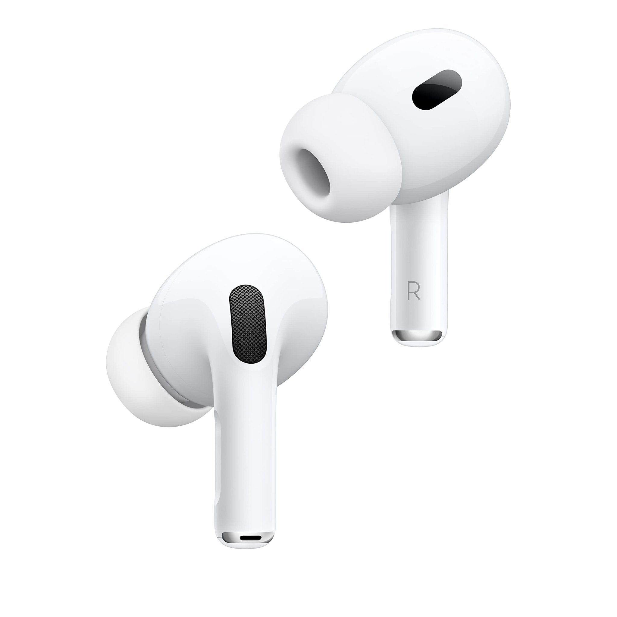 Apple AirPods Pro 2nd Generation Wireless Earbuds with MagSafe Charging Case. Active Noise Cancelling, Personalized Spatial Audio, Customizable Fit, Bluetooth Headphones for iPhone Apple