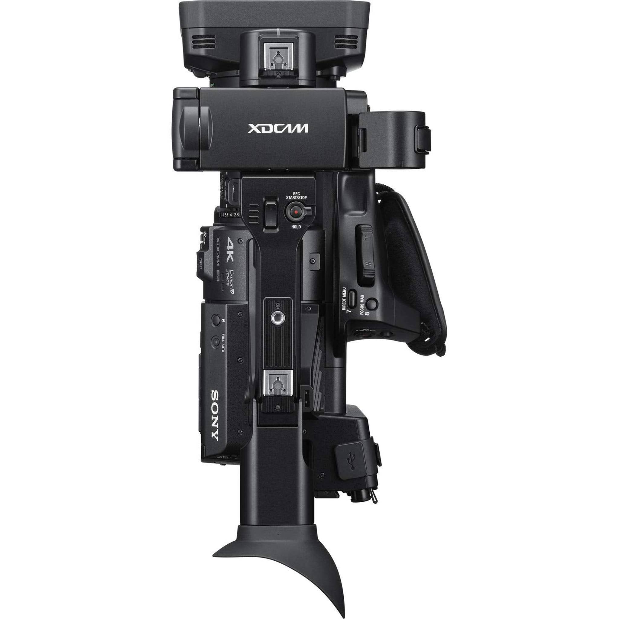 Sony PXW-Z280 4K 3-CMOS 1/2" Sensor XDCAM Camcorder Accessory Bundle with Condenser Mic, Professional Headphones and Cleaning Kit Sony