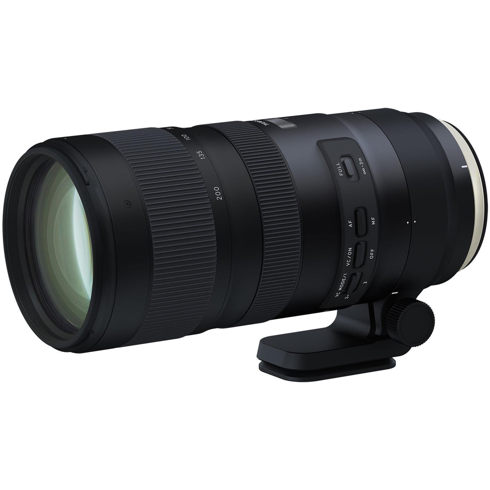 6Ave Tamron SP 70-200mm f/2.8 Di VC USD G2 Lens for Canon EF International Model + 77mm UV Filter + Lens Cap Keeper + Tamron