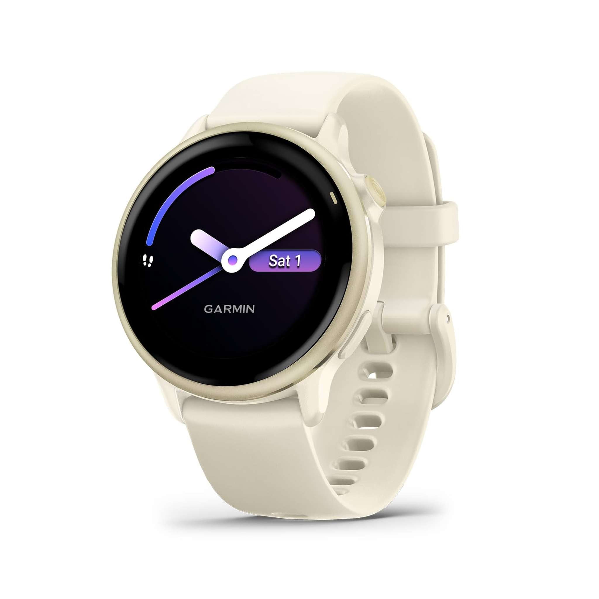 Garmin vívoactive® 6, Health and Fitness GPS Smartwatch, AMOLED Display, Up to 11 Days of Battery, Lunar Gold with Bone Band Garmin