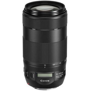 Canon EOS 6D Mark II DSLR Camera Body Only 3 Piece Filter Kit International Model w/Canon EF 70-300mm f/4-5.6 is II US Canon