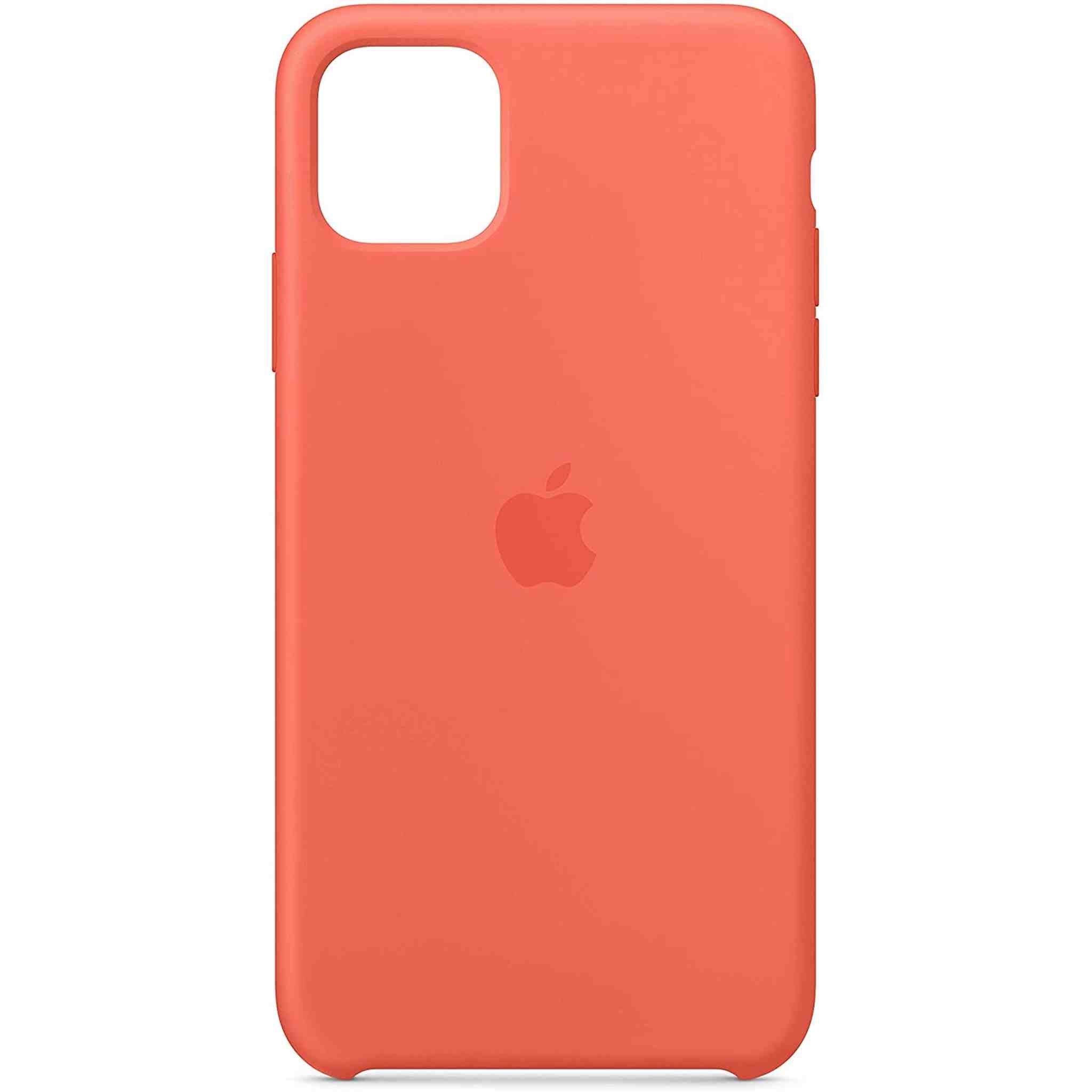 Apple Silicone Case for iPhone 11 Pro Max - Clementine Orange - Used Apple