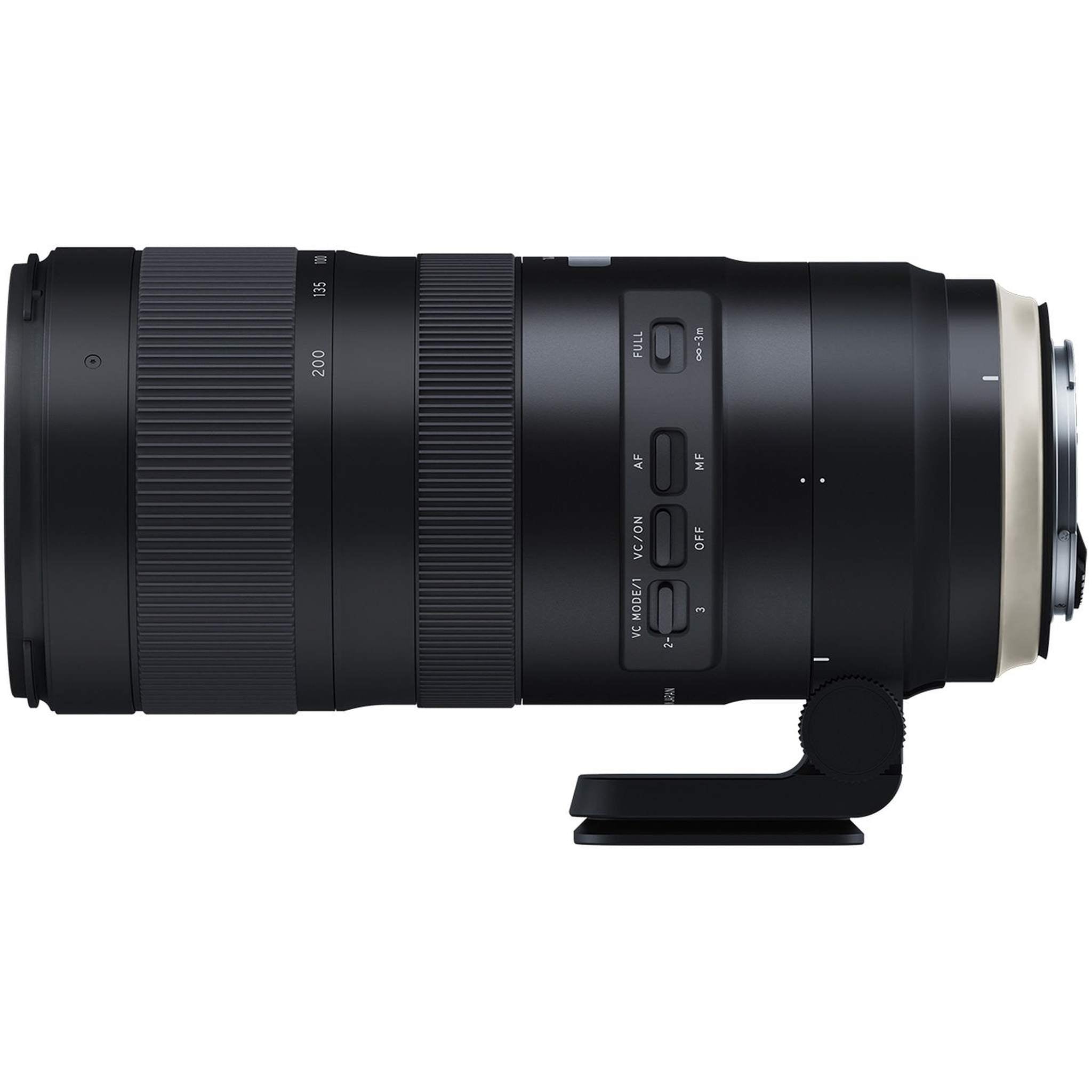 6Ave Tamron SP 70-200mm f/2.8 Di VC USD G2 Lens for Canon EF International Model + 77mm UV Filter + Lens Cap Keeper + Tamron