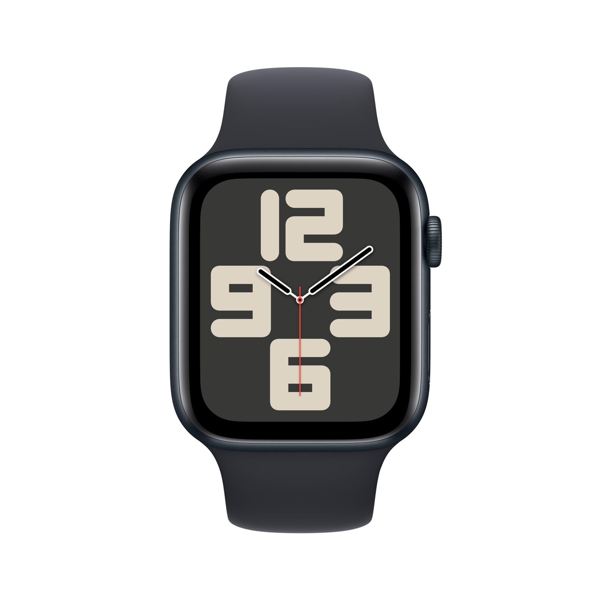 Apple Watch SE 2nd Gen GPS 44mm Smartwatch with Midnight Aluminum Case with Midnight Sport Band S/M. Fitness & Sleep Tracker, Crash Detection, Heart Rate Monitor Apple