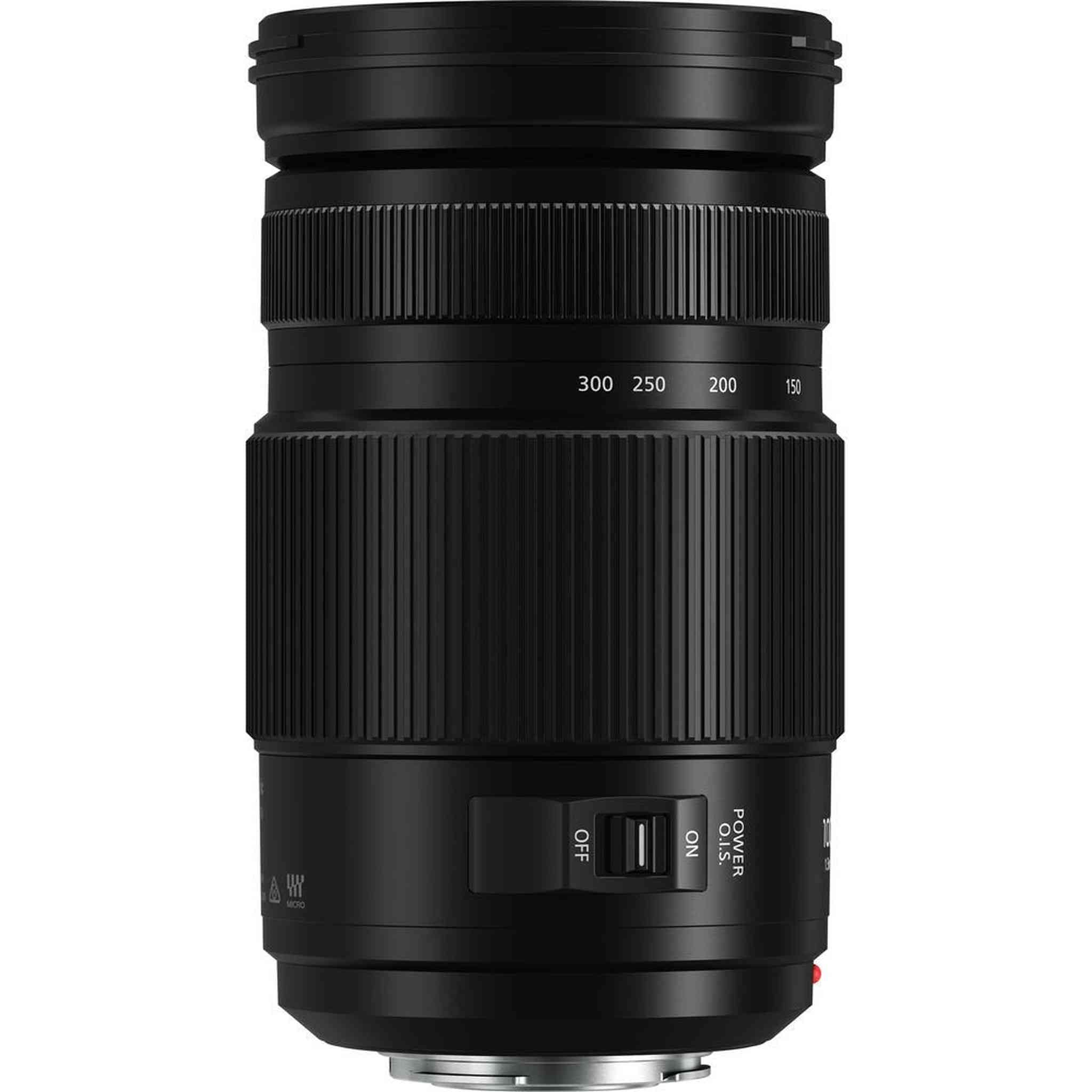 Panasonic Lumix G Vario 100-300mm f/4-5.6 II Power O.I.S. Lens for Micro Four Thirds Mount + Accessories International Panasonic