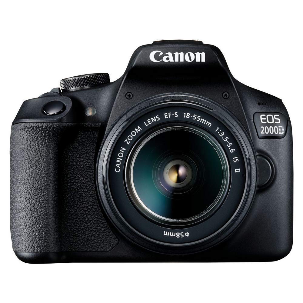 Canon EOS 2000D (Rebel T7) DSLR Camera + 18-55mm III Kit - Reconditioned