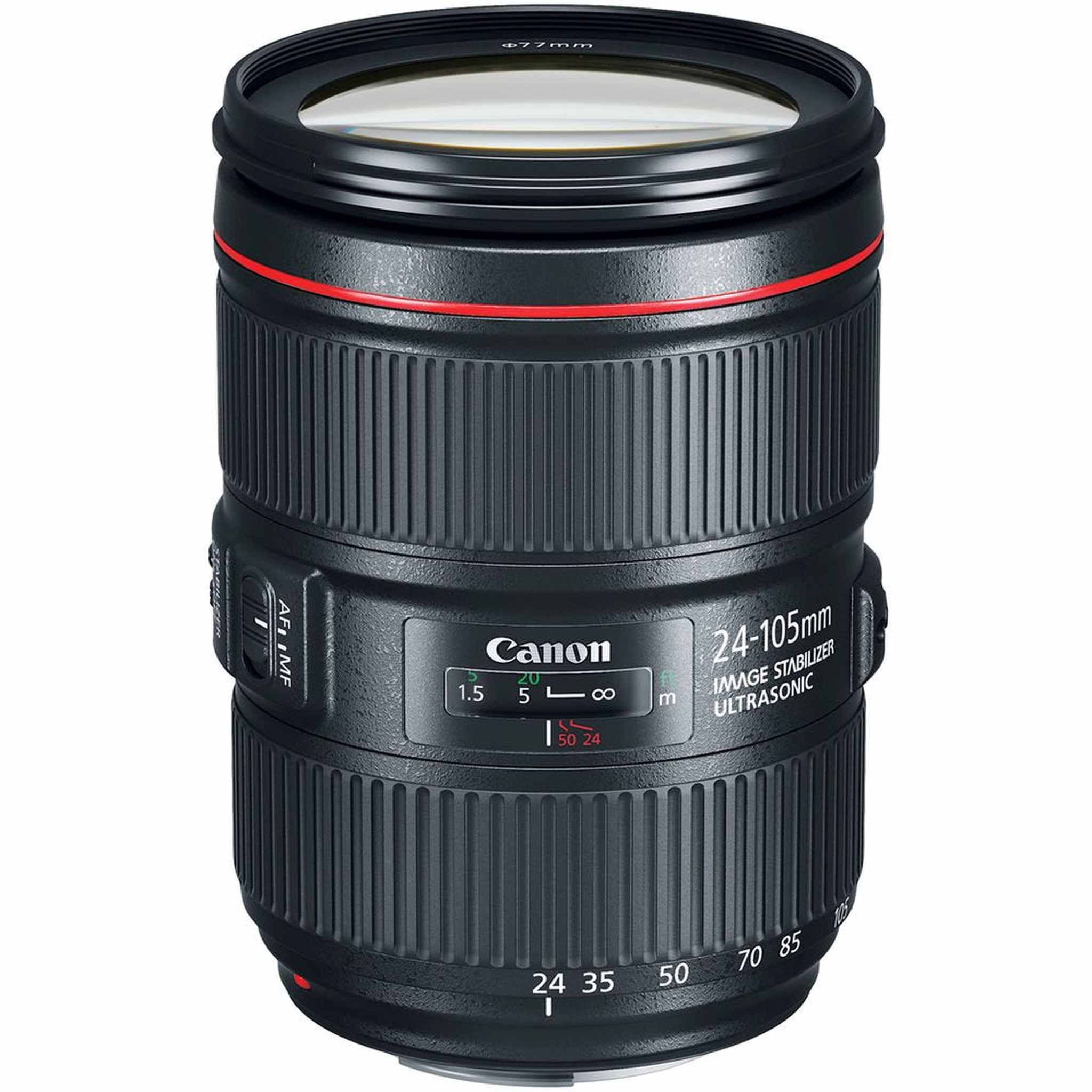 Canon EOS 5D Mark III DSLR Camera with 24-105mm f/4L II Lens + Wireless Remote + UV Protection Filter + Case + Wrist Str Canon