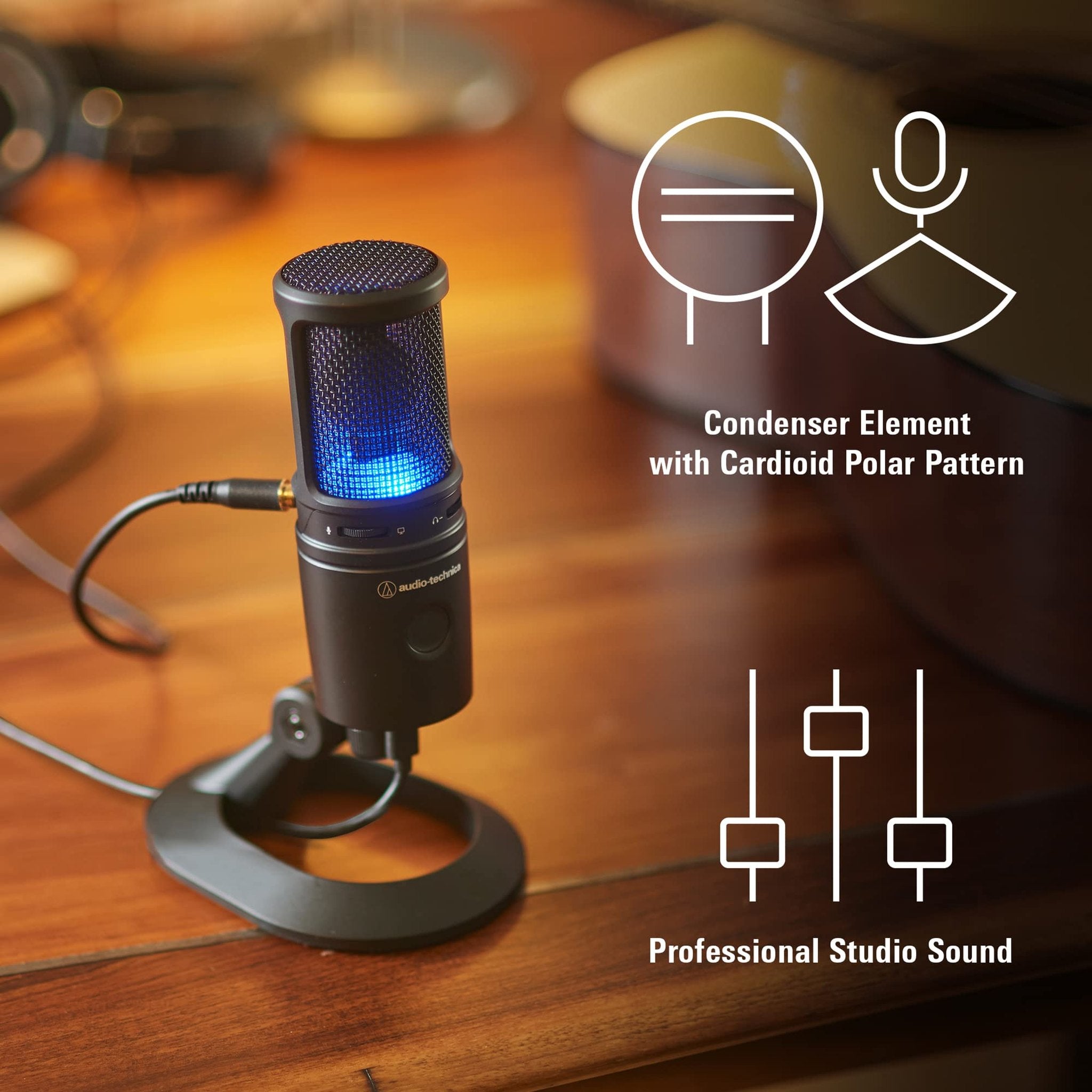 Audio-Technica AT2020USB-X Cardioid Condenser USB Microphone Audio-Technica