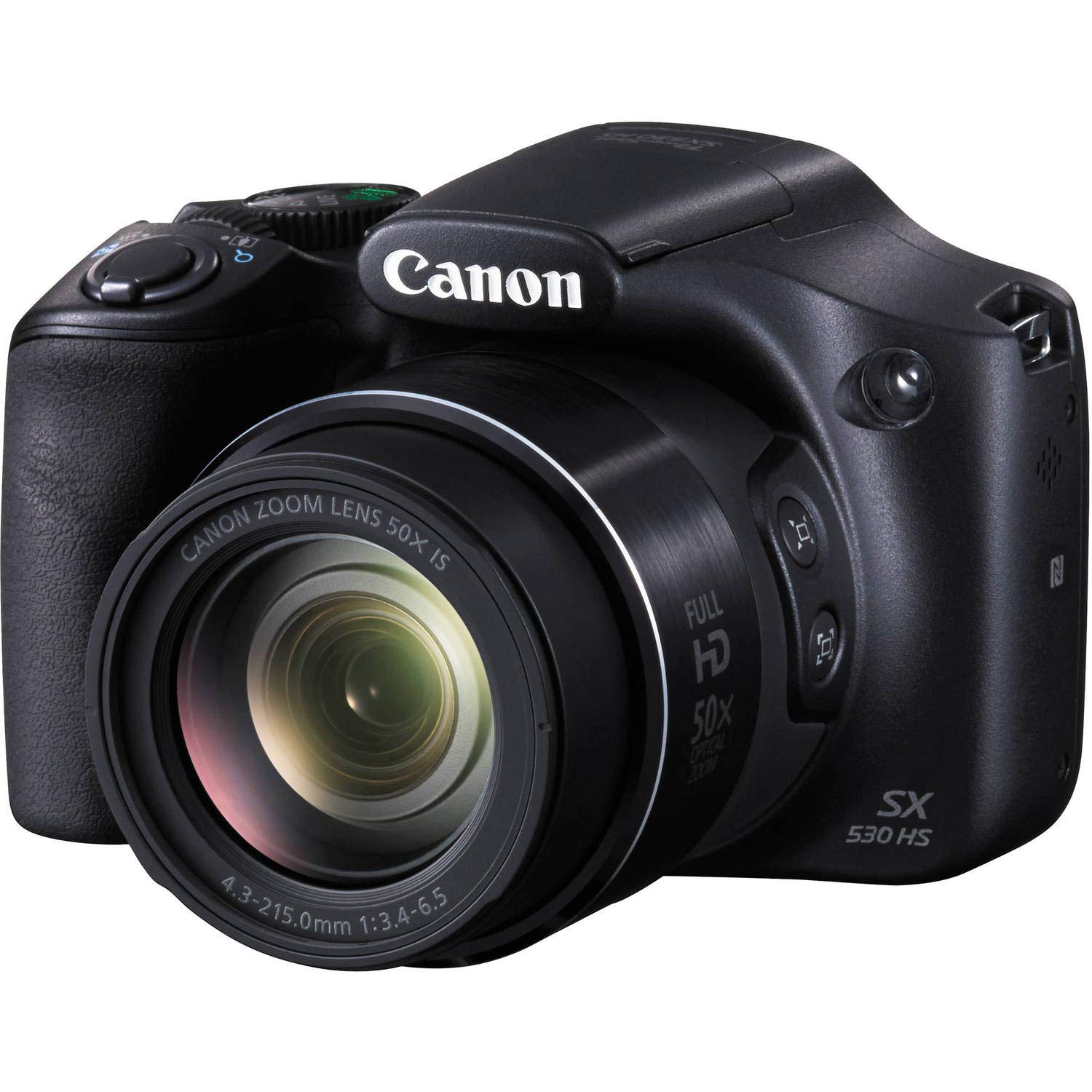 Canon PowerShot SX530 HS Digital Camera 50X Optical Zoom Bundle with 32GB Memory Card - Used