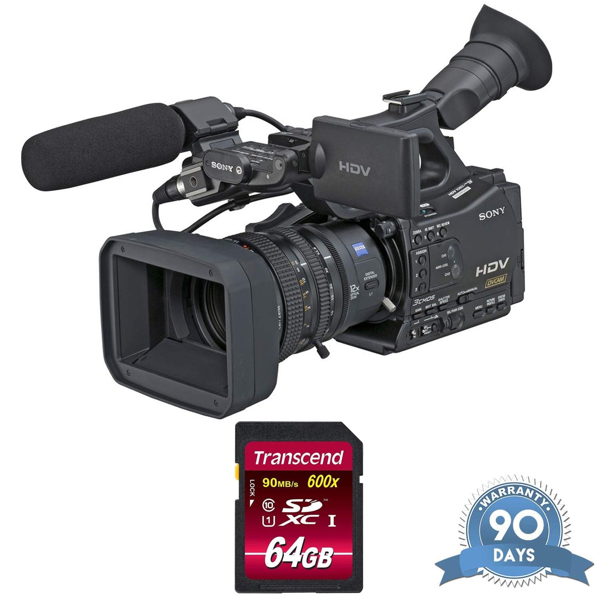 Sony HVR-Z7U HDV Camcorder with Memory Card - Renewed - Reconditioned Sony