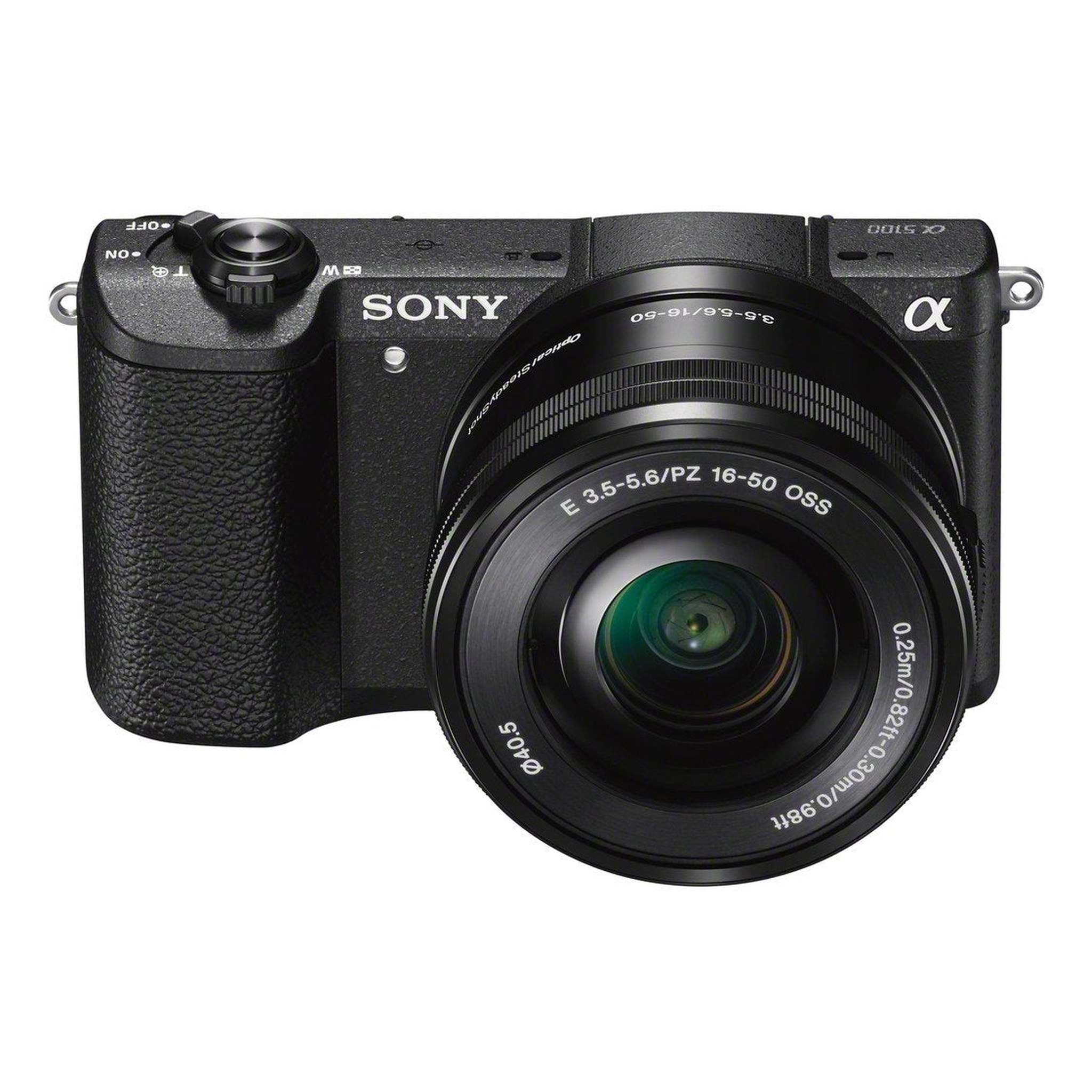 Sony a5100 16-50mm Mirrorless Digital Camera with 3-Inch Flip Up LCD Black Sony