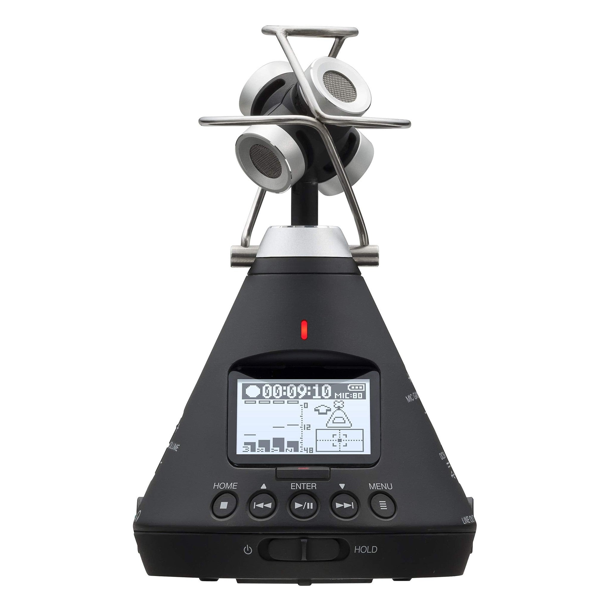 Zoom H3-VR 360° Audio Recorder, Records Ambisonics, Binaural, and Stereo, Battery Powered, Records to SD Card, Wireless Control, for VR & Surround Sound Video, Music, and Streaming Zoom