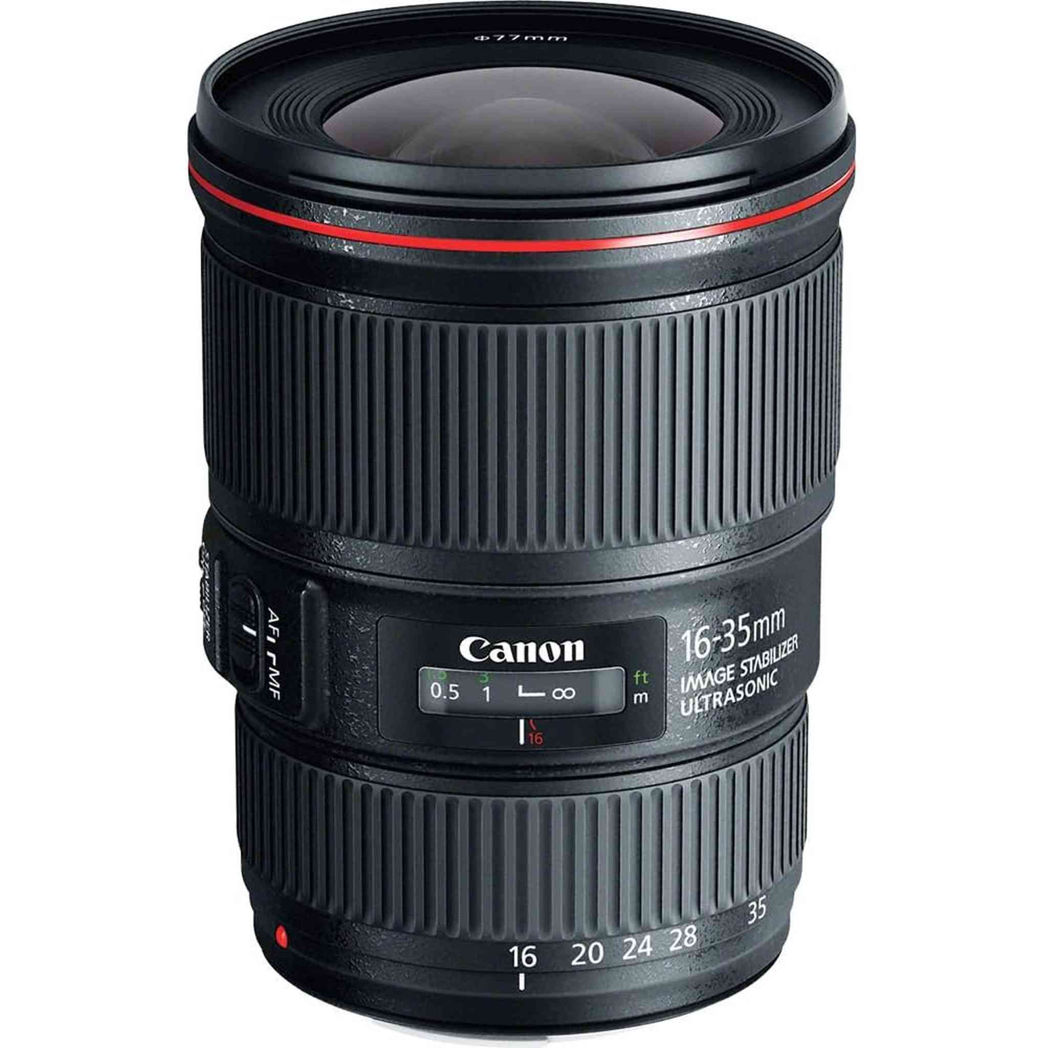 Canon EF 16-35mm f/4L IS USM Lens 9518B002 Essential Bundle Kit for Canon EOS - International Model No Warranty Canon