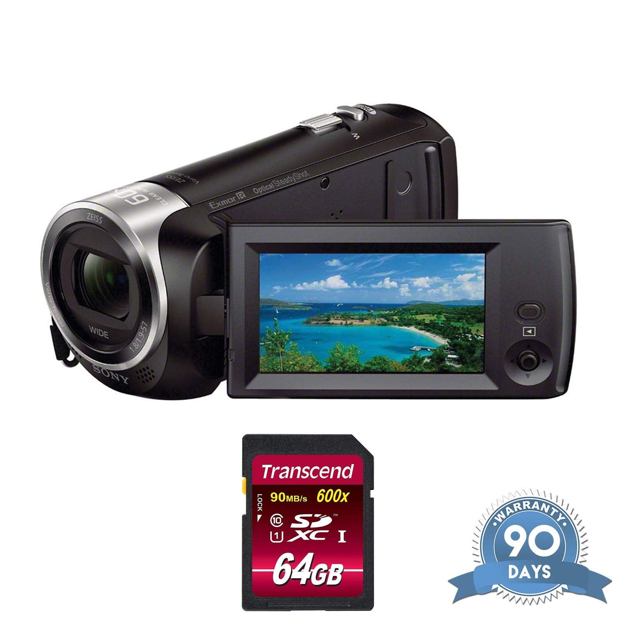 Sony HDR-CX405 HD Handycam with Memory Card - Renewed - Reconditioned Sony