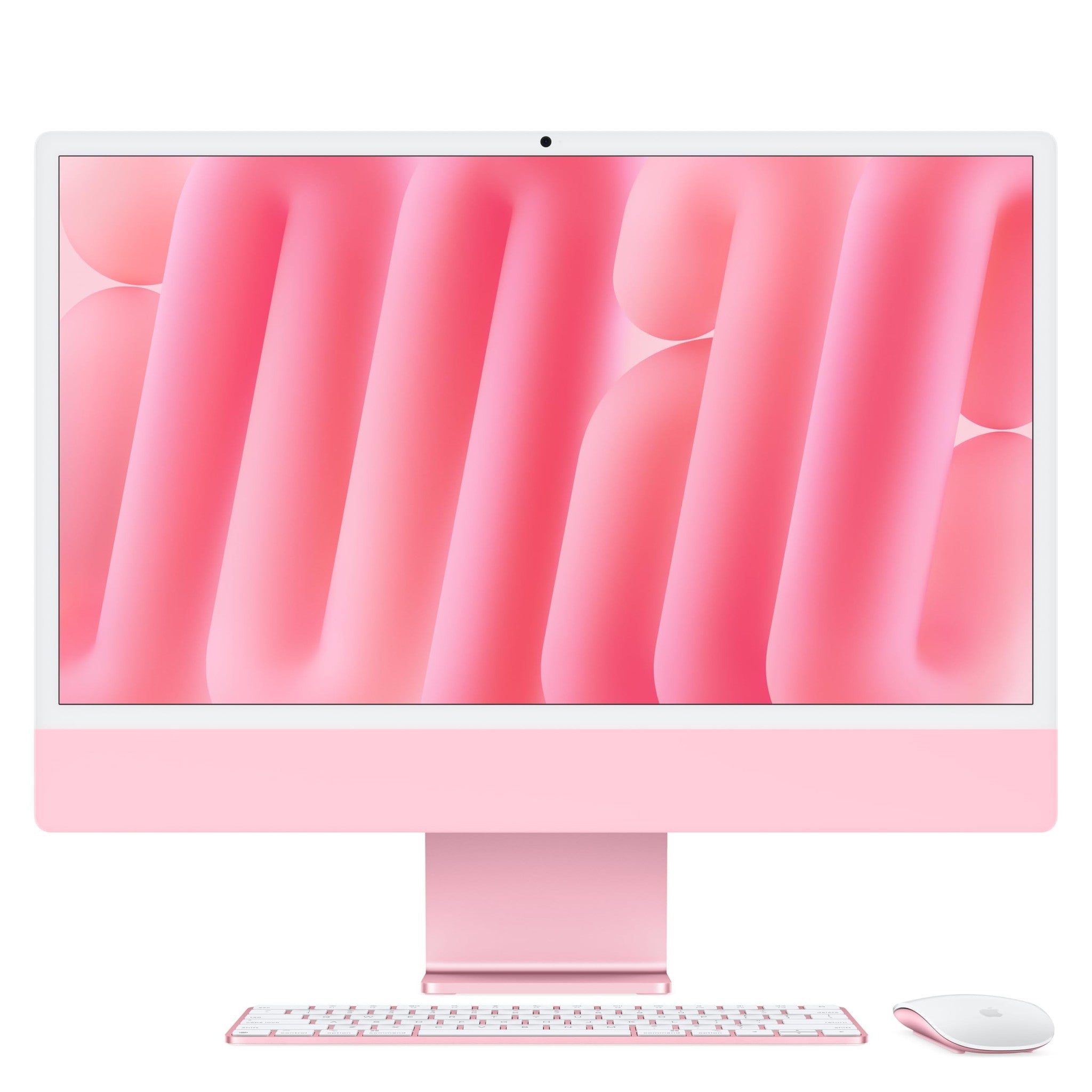 Apple 2024 iMac All-in-One Desktop Computer with M4 chip with 8-core CPU and 8-core GPU: Built for Apple Intelligence, 24-inch Retina Display, 16GB Unified Memory, 256GB SSD Storage; Pink Apple