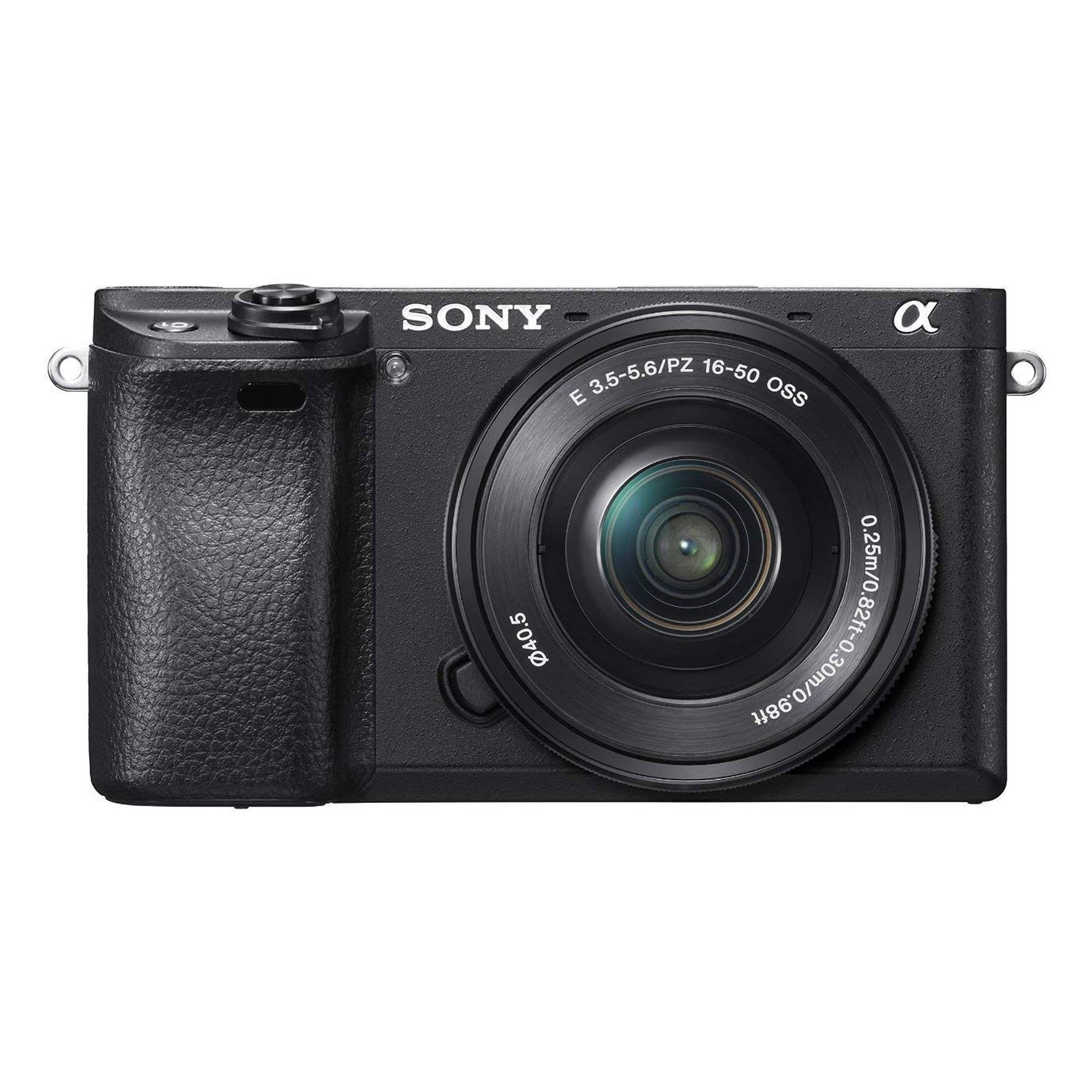 Sony Alpha a6300 Mirrorless Digital Camera with 16-50mm and 55-210mm Lenses Kit Black International Model Sony