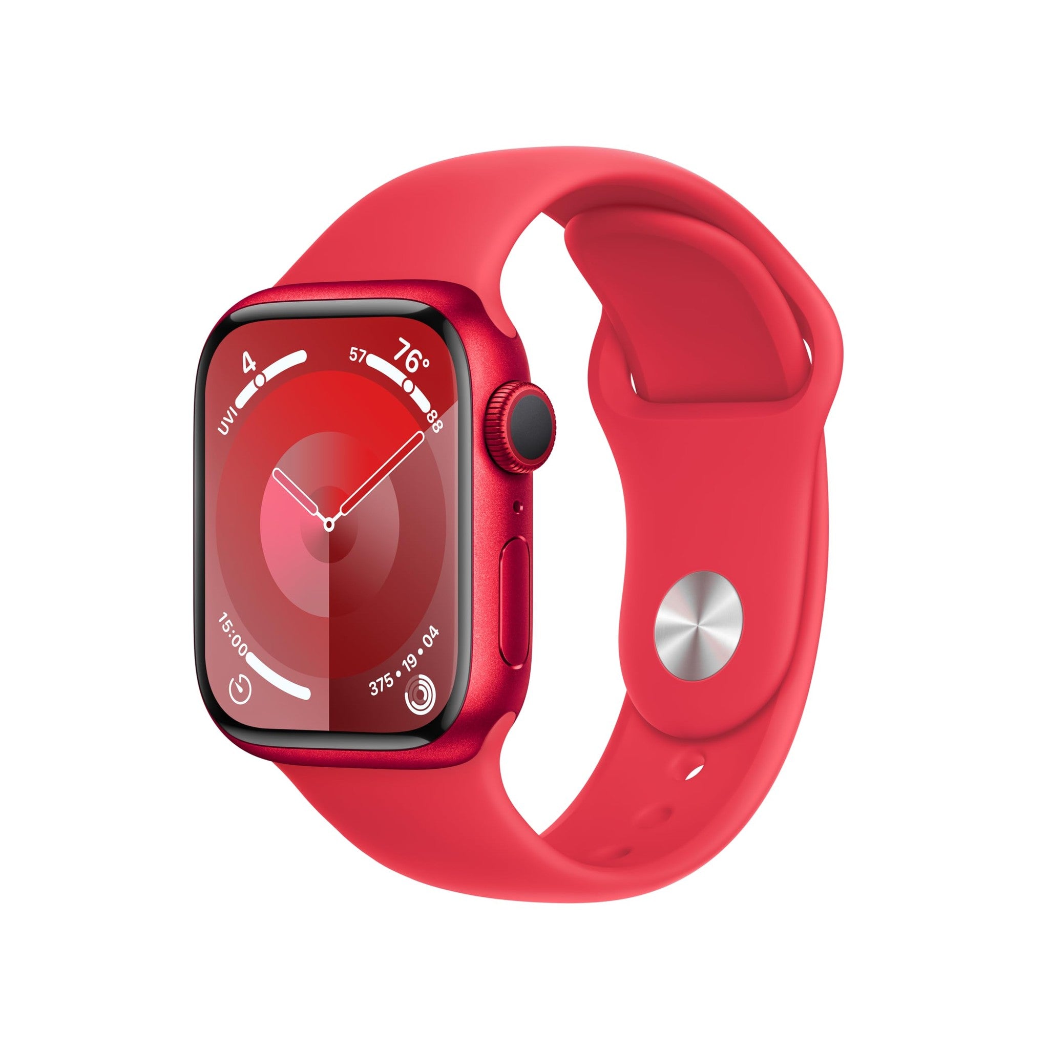 Apple Watch Series 9 GPS 41mm Smartwatch with Product RED Aluminum Case with Product RED Sport Band M/L. Apple