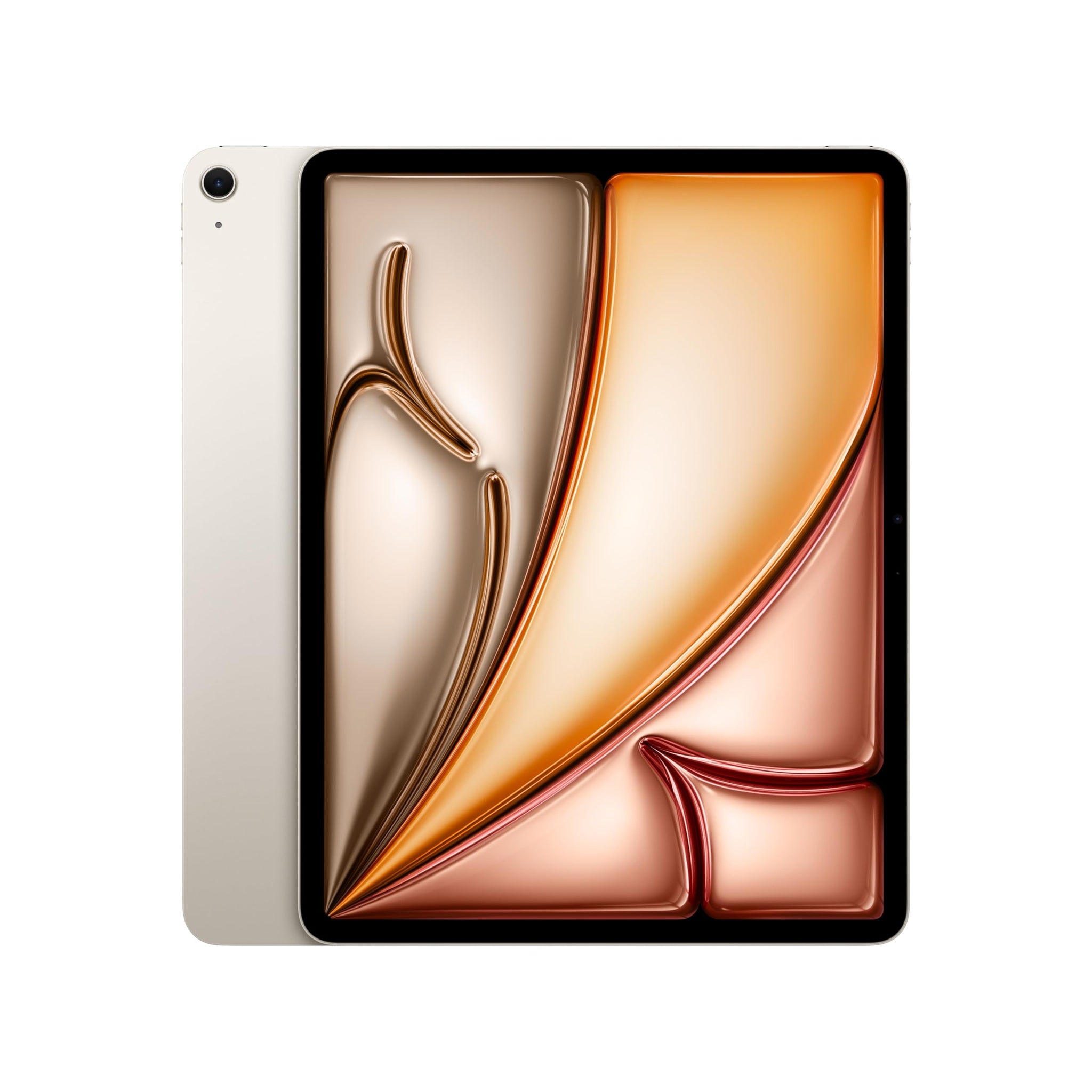 Apple iPad Air 13-inch M2 : Liquid Retina Display, 512GB, Landscape 12MP Front Camera/12MP Back Camera, Wi-Fi 6E, Touch ID, All-Day Battery Life - Starlight Apple