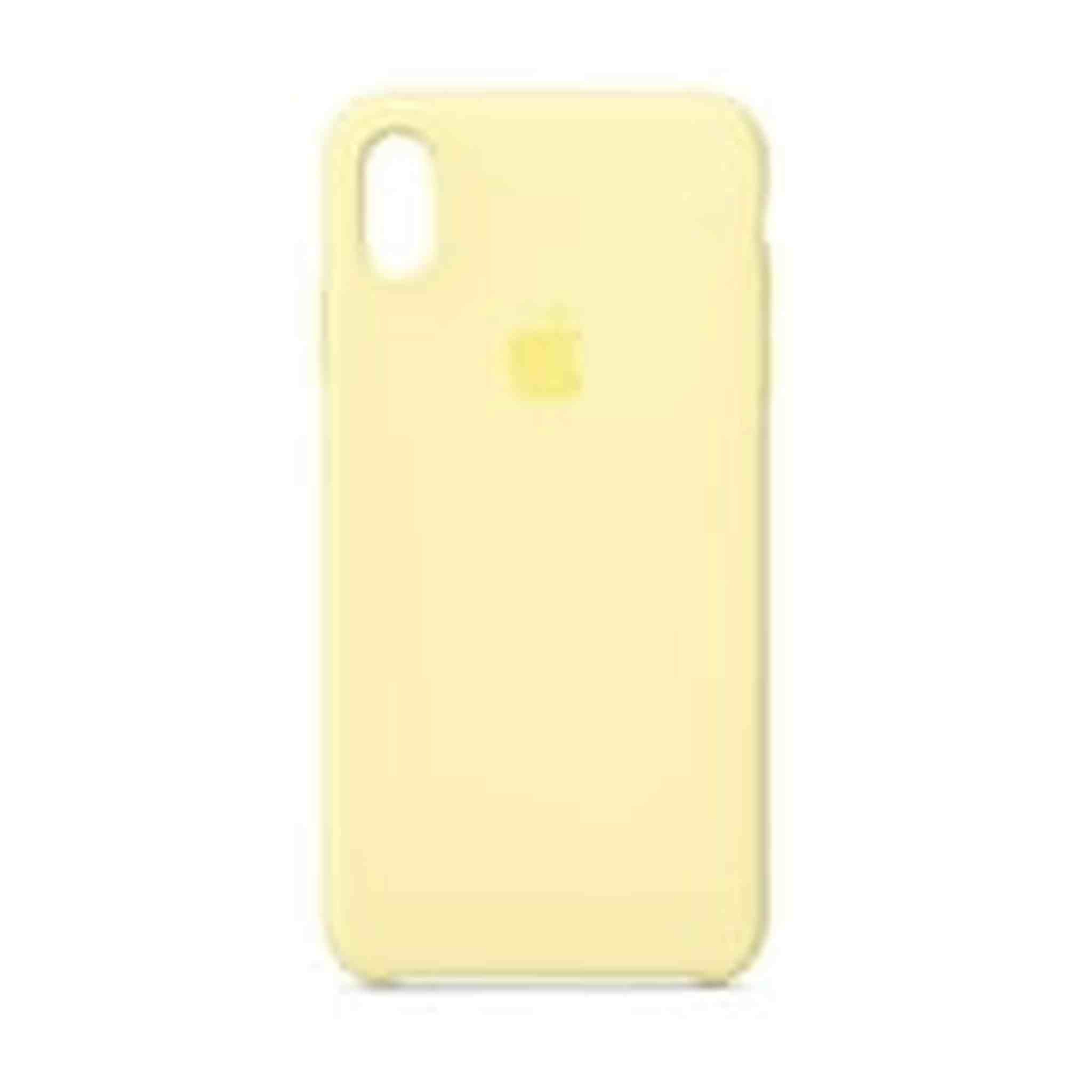 Apple iPhone Xs Max Silicone Case - Mellow Yellow Apple