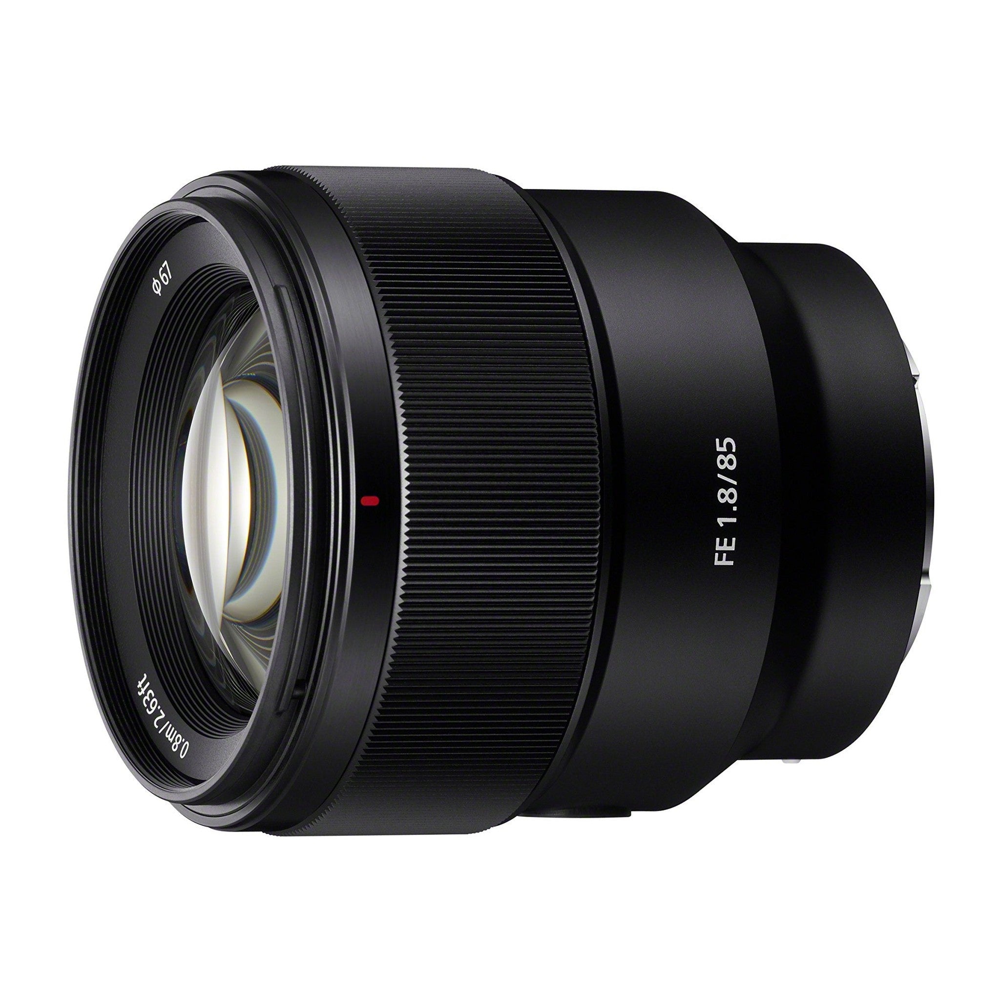 Sony SEL85F18 85mm F/1.8-22 Medium-Telephoto Fixed Prime Camera Lens, Black - Refurbished - Used Sony