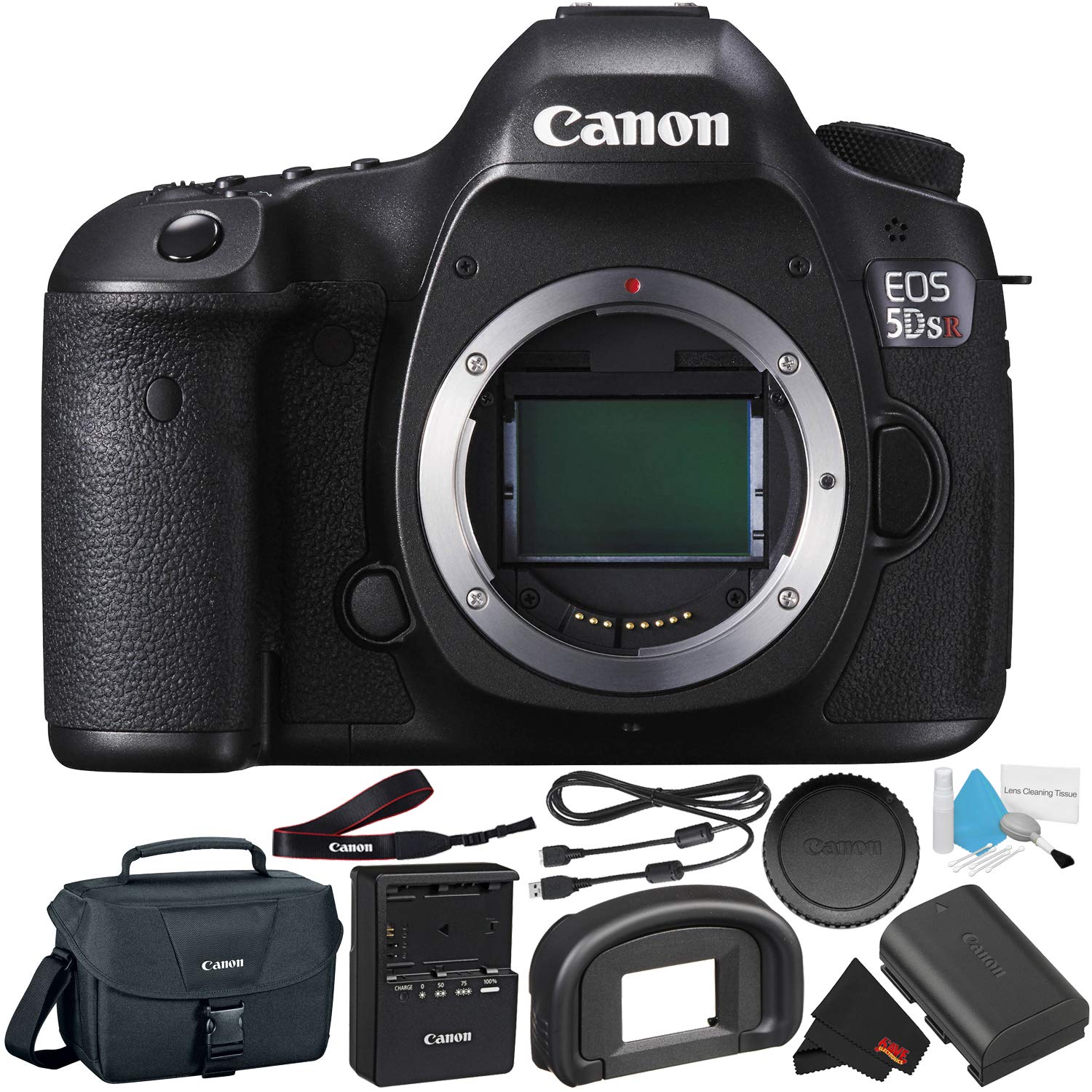 Canon EOS 5DS R Digital SLR Camera 0581C002 (Body Only)- Starter Bundle - Used