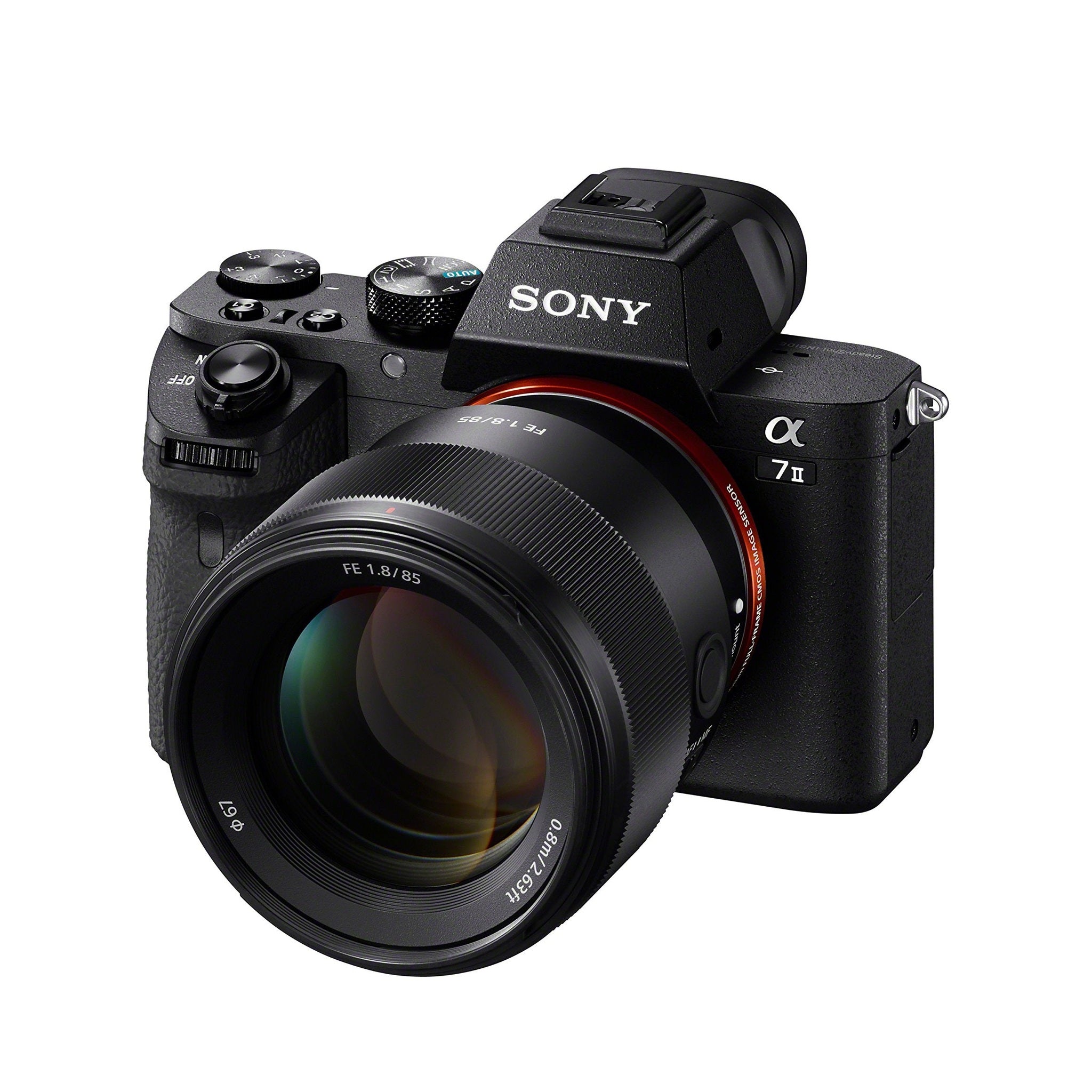 Sony SEL85F18 85mm F/1.8-22 Medium-Telephoto Fixed Prime Camera Lens, Black - Refurbished - Used Sony