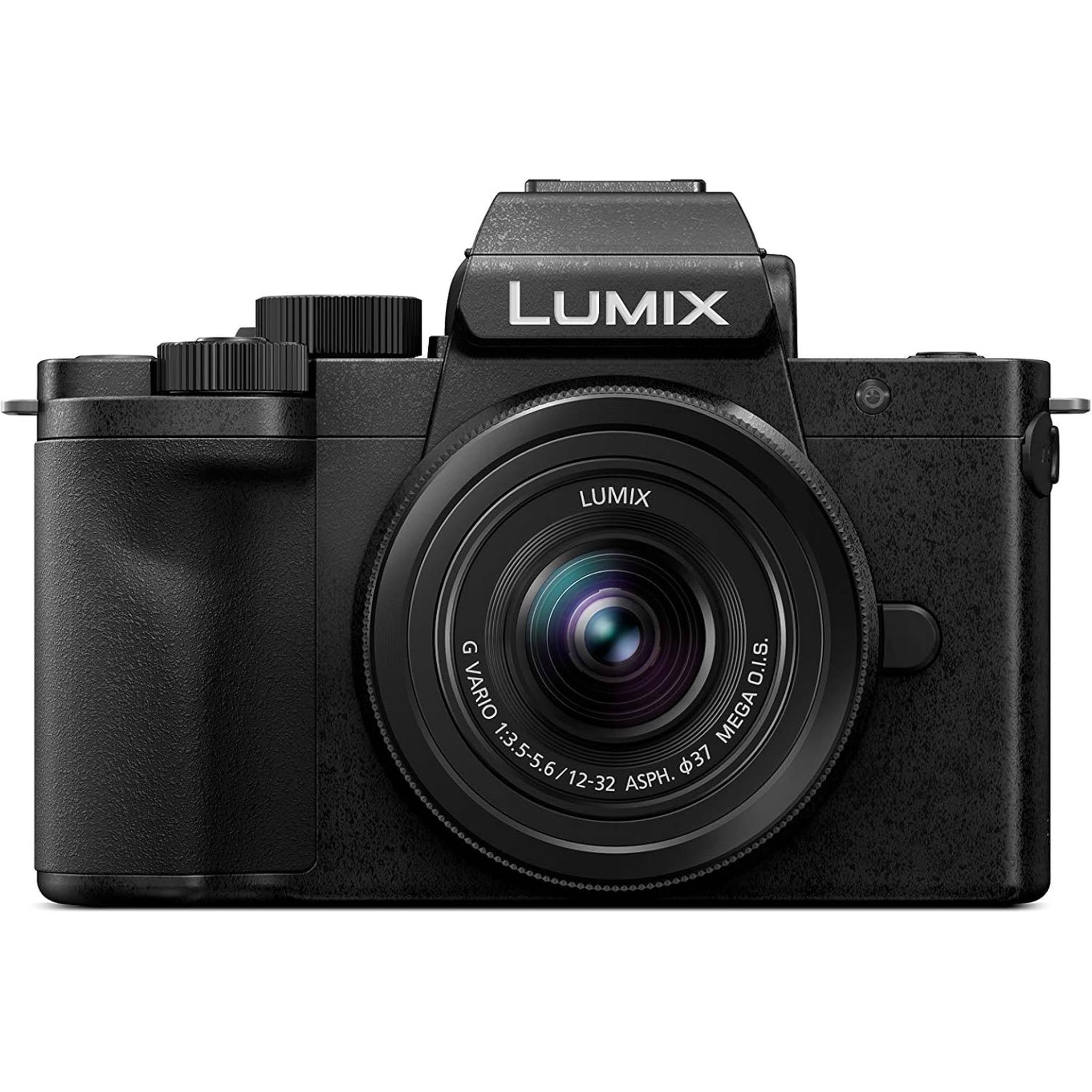 Panasonic LUMIX G100 4k Mirrorless Camera for Photo and Video w/12-32mm Lens, 5-Axis Hybrid I.S, DC-G100KK Black Panasonic