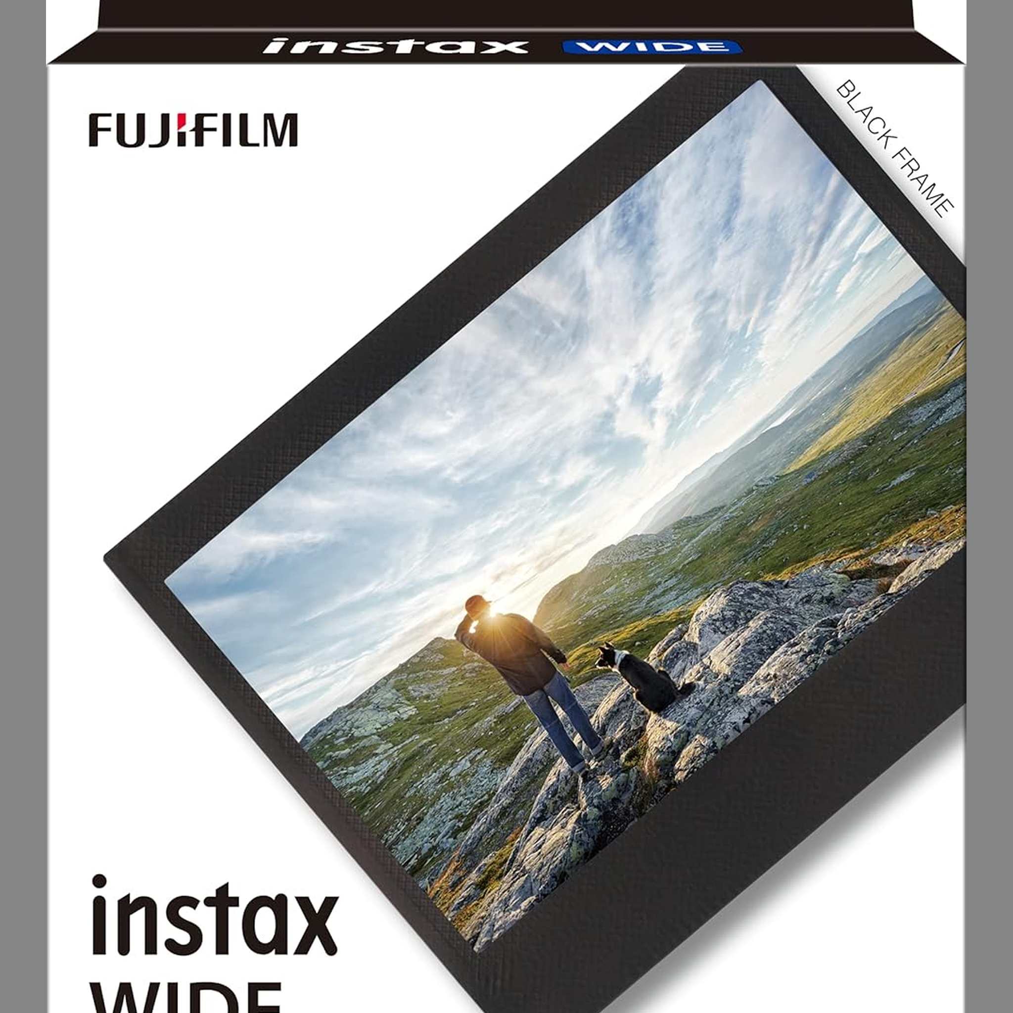 Fujifilm Instax Wide Black Film - 10 Exposures Fujifilm