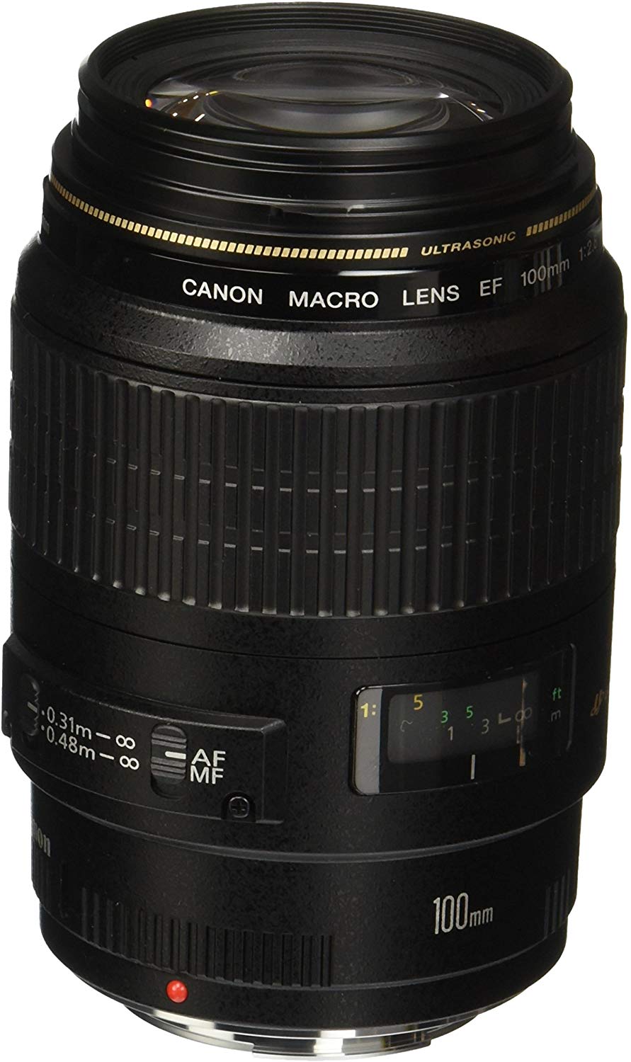 Canon EF 100mm f/2.8 Macro USM Fixed Lens for Canon SLR Cameras International Version (No Warranty) - Used