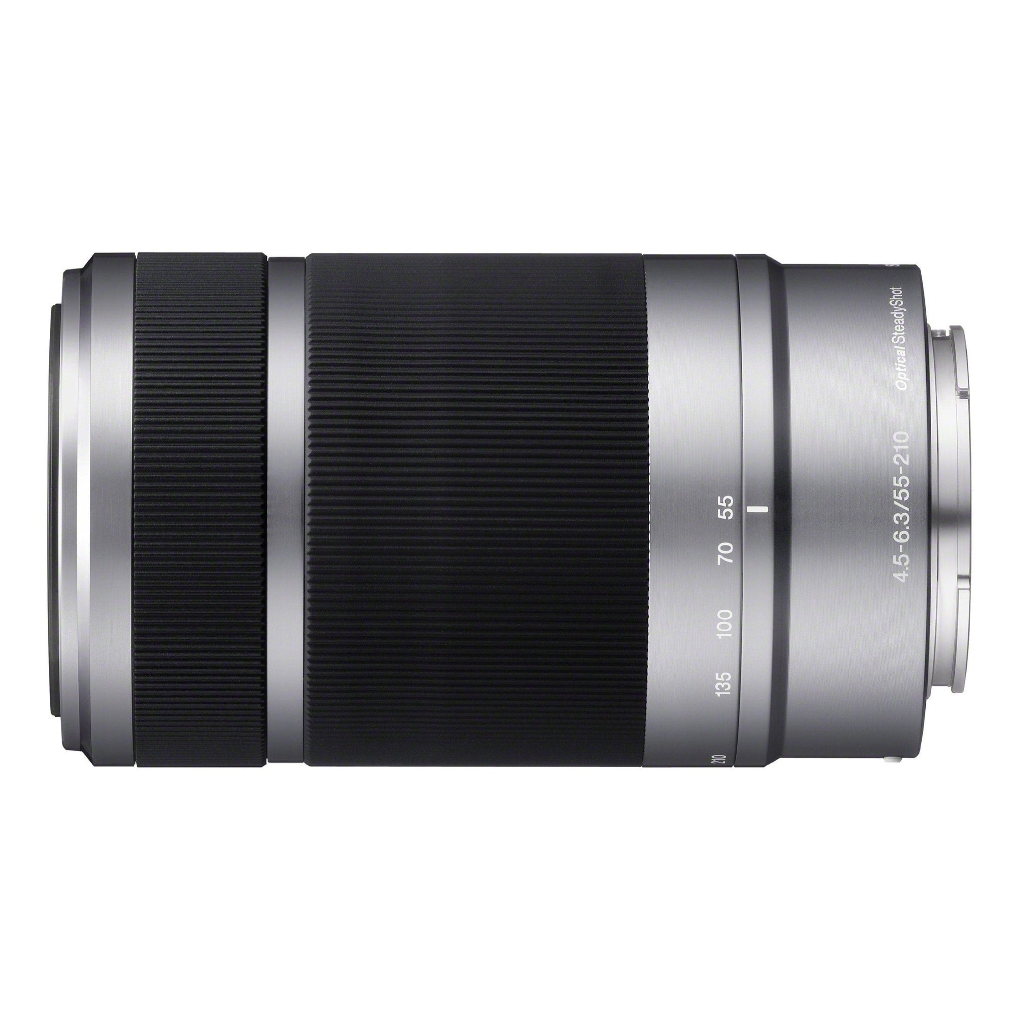 Sony E 55-210mm F4.5-6.3 OSS Lens for Sony E-Mount Cameras Silver Renewed - Reconditioned Sony