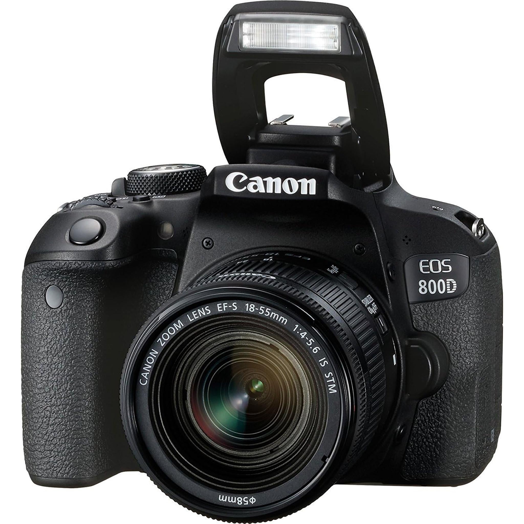 Canon EOS 800D / Rebel T7i DSLR Camera with 18-55mm Lens + Creative Filter Set, EOS Camera Bag + Sandisk Ultra 64GB Card + 6AVE Electronics Cleaning Set, And More International Model Canon