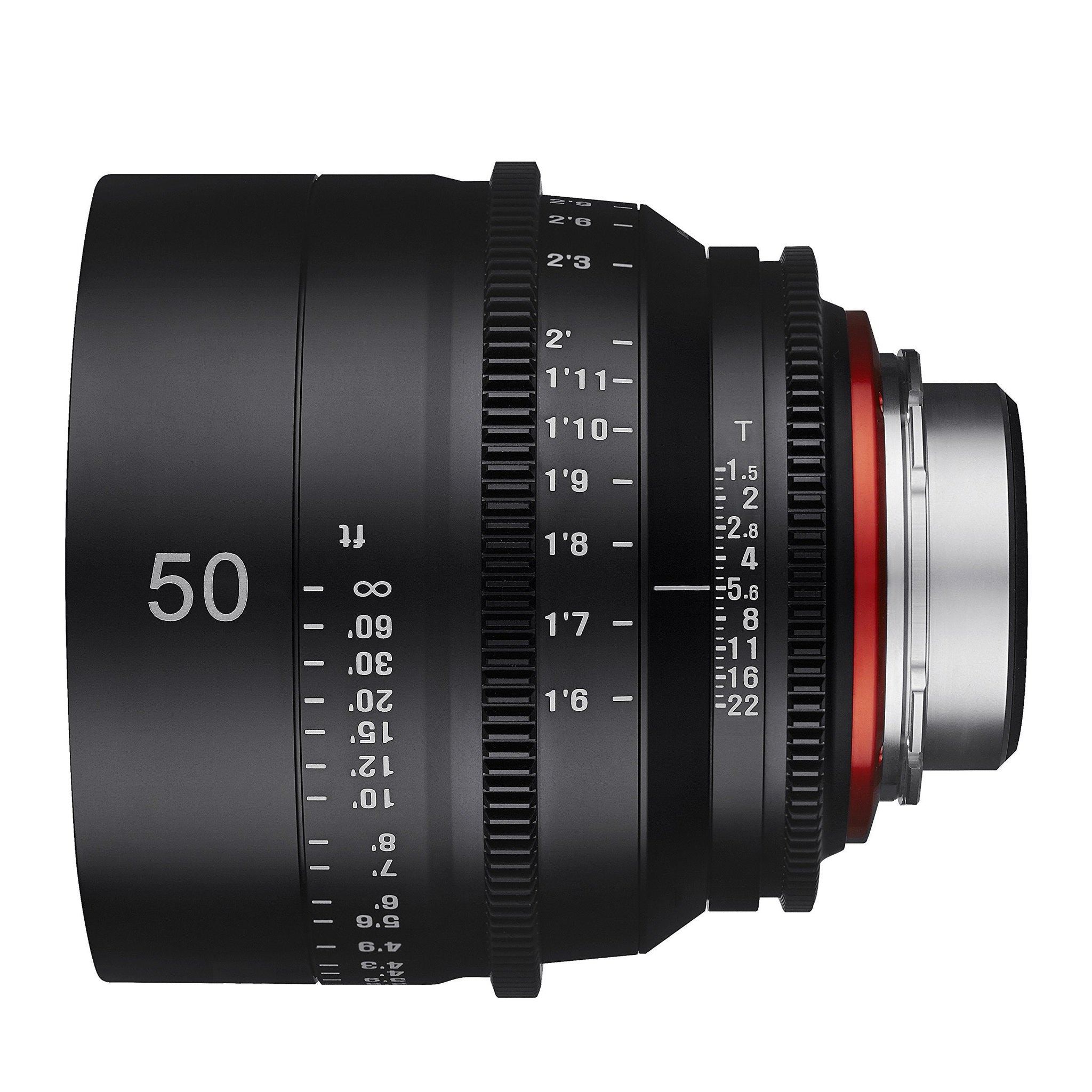 Rokinon Xeen XN50-PL 50mm T1.5 Professional CINE Lens for PL Mount Rokinon