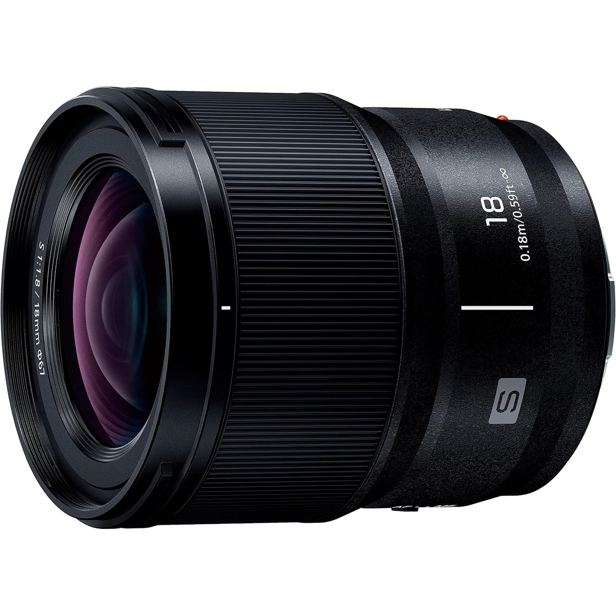 Panasonic LUMIX S Series Camera Lens, 18mm F1.8 L-Mount Interchangeable Lens S-S18 Panasonic