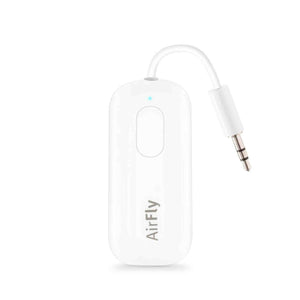 Twelve South AirFly Pro | Wireless Transmitter/Receiver with Audio Sharing for up to 2 AirPods/Wireless Headphones to Any Audio Jack for use on Airplanes, Boats or in Gym, Home, auto Twelve South