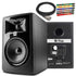 JBL 305P MkII 5" Powered Studio Monitor with 10 Ft. XLR and 6-Pack Reusable Cable Ties JBL