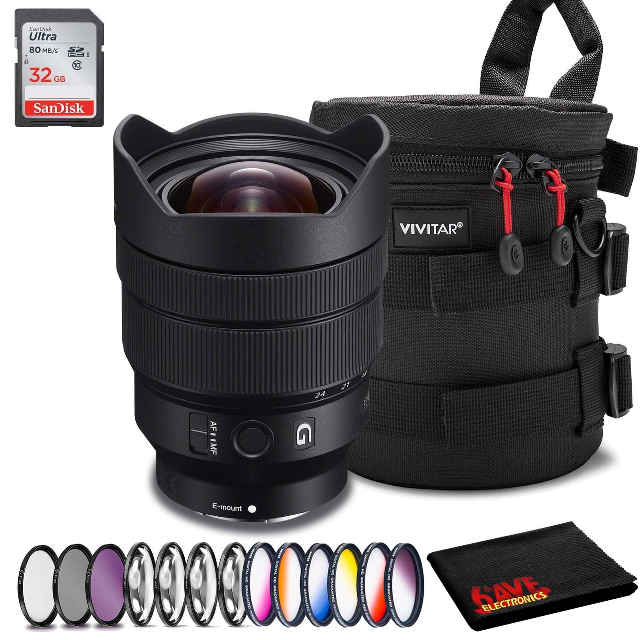 Sony FE 12-24mm f/4 G Lens Intl Model Accessory Kit Sony