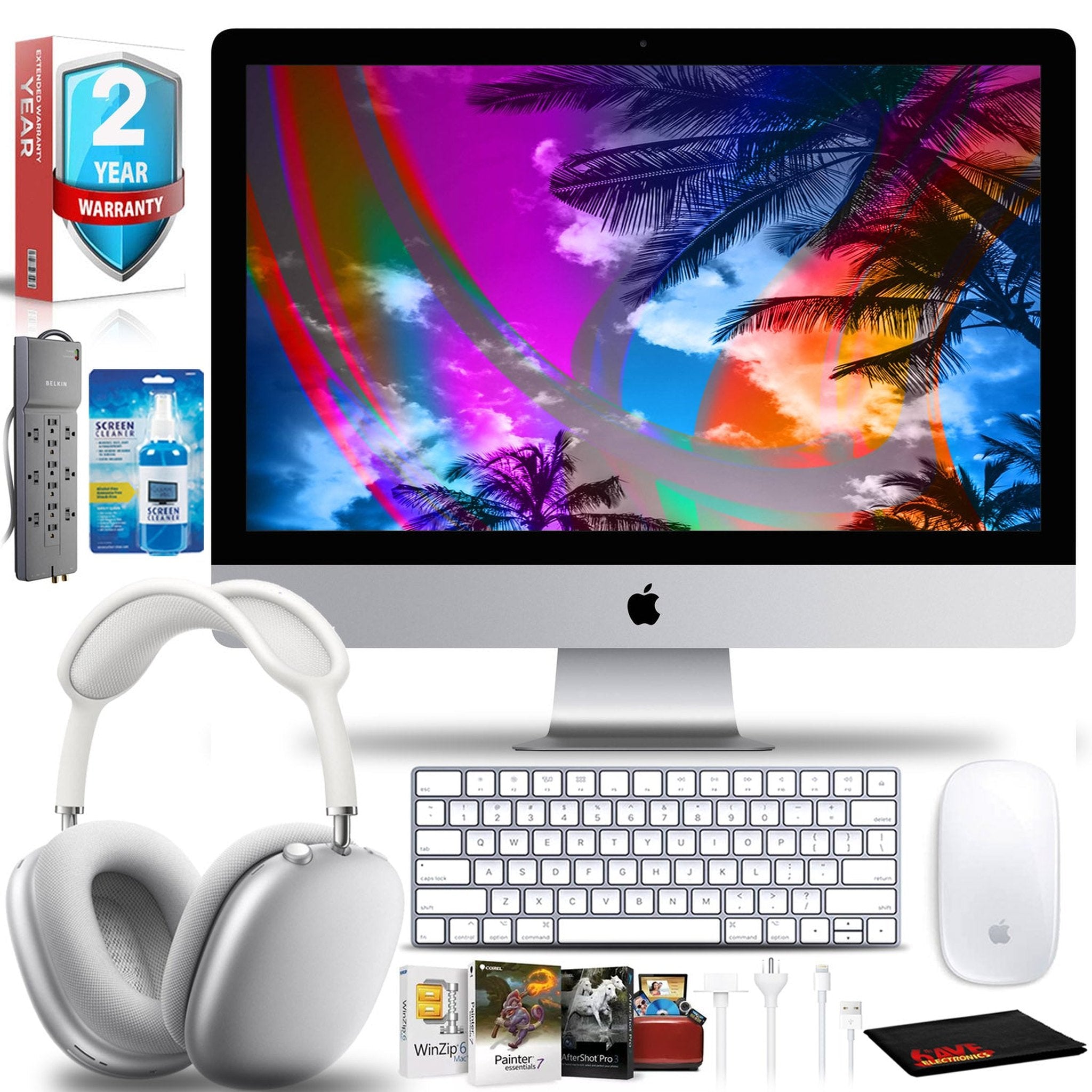 Apple 27" iMac with Retina 5K 512GB, Mid 2020 with AirPods Max and More Apple