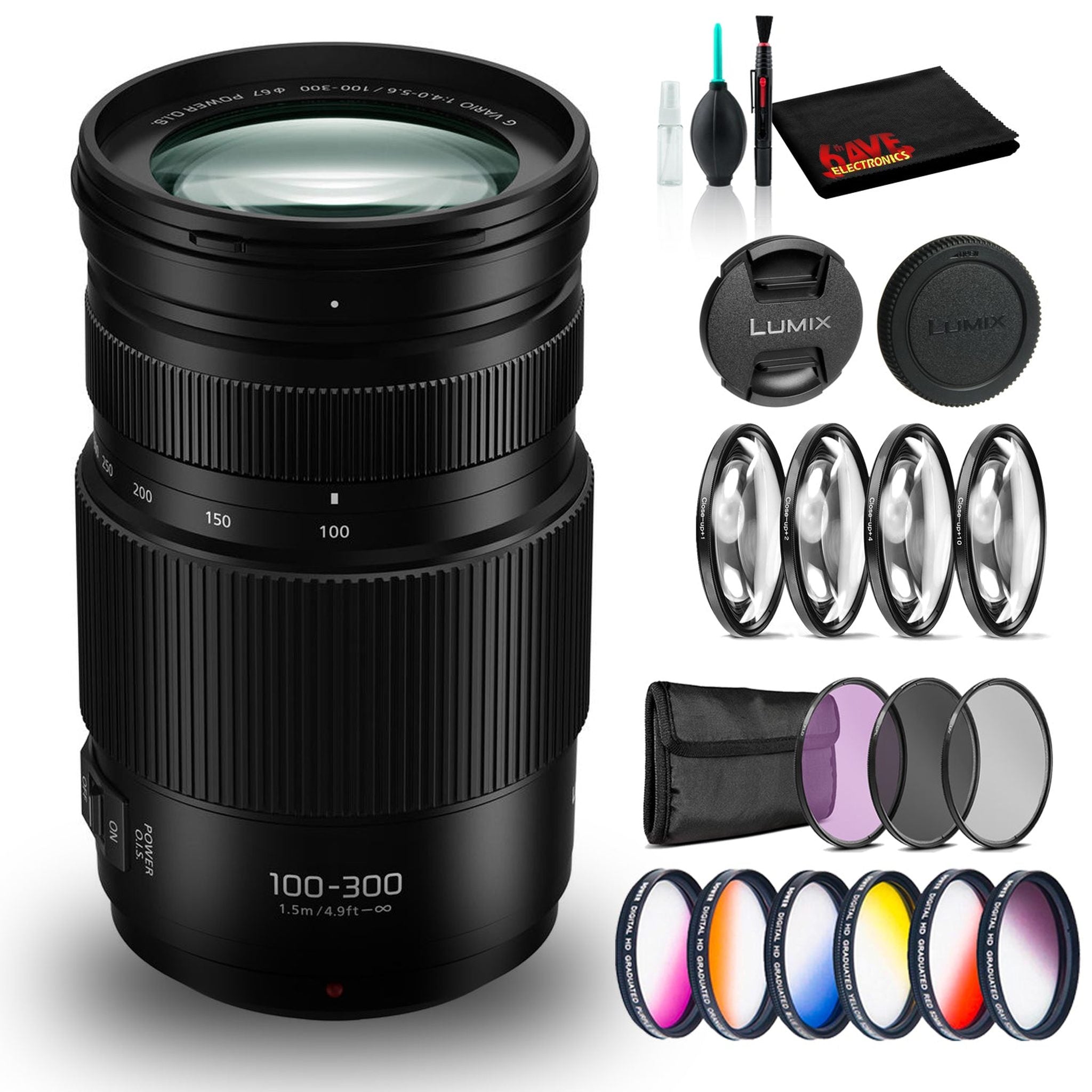 Panasonic Lumix G Vario 100-300mm f/4-5.6 II POWER O.I.S. Lens Panasonic
