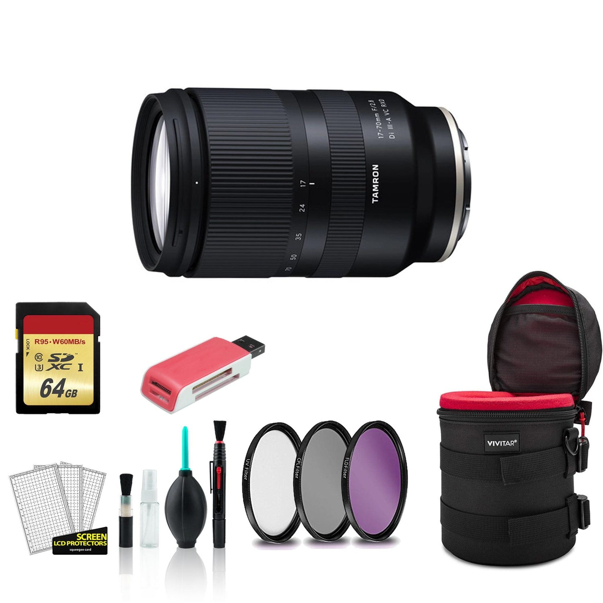Tamron Lens for Sony E 17-70mm f/2.8 with Filter Kit+ more International Version Tamron