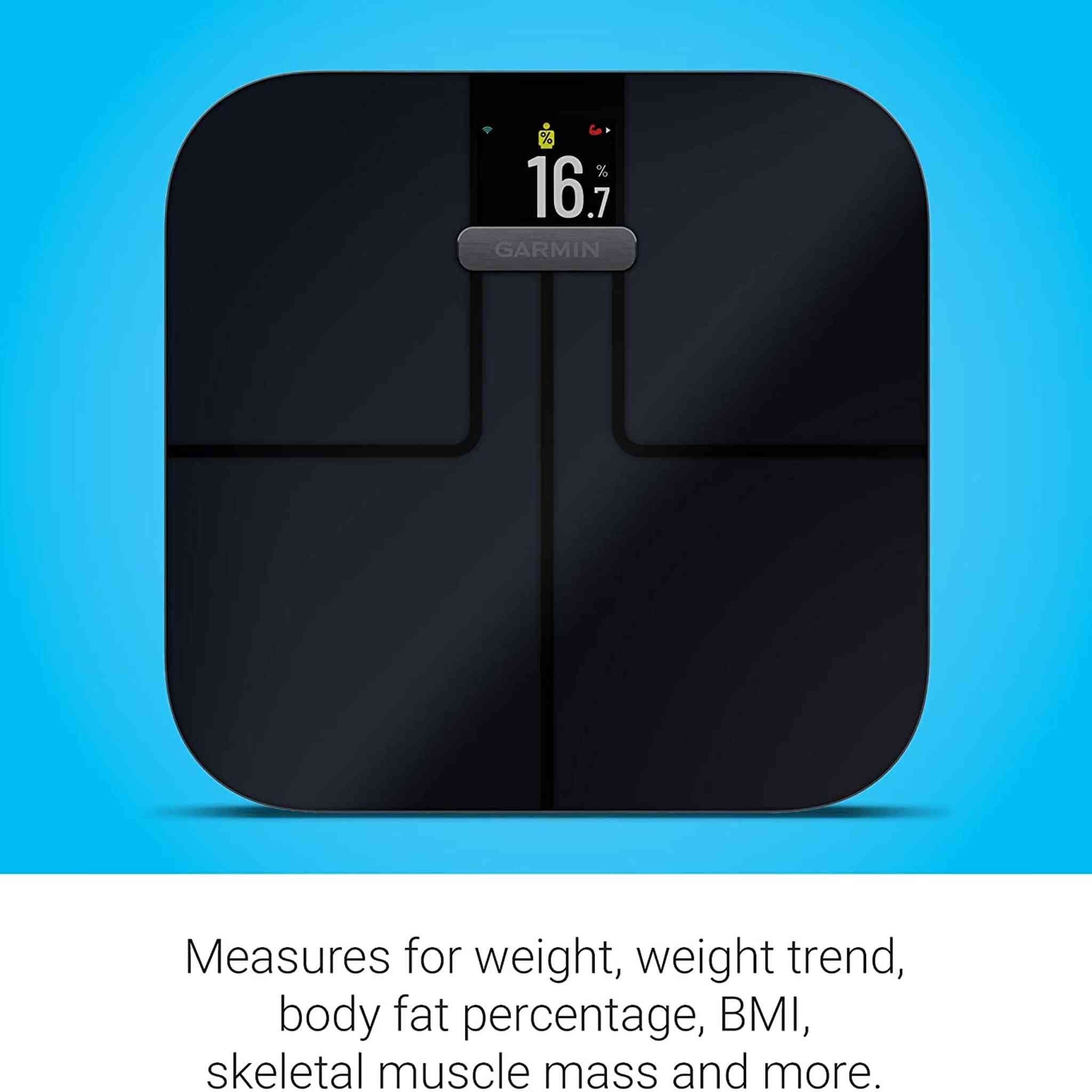 Garmin Index S2 Smart Scale with Wireless Connectivity-Black Bundle Garmin