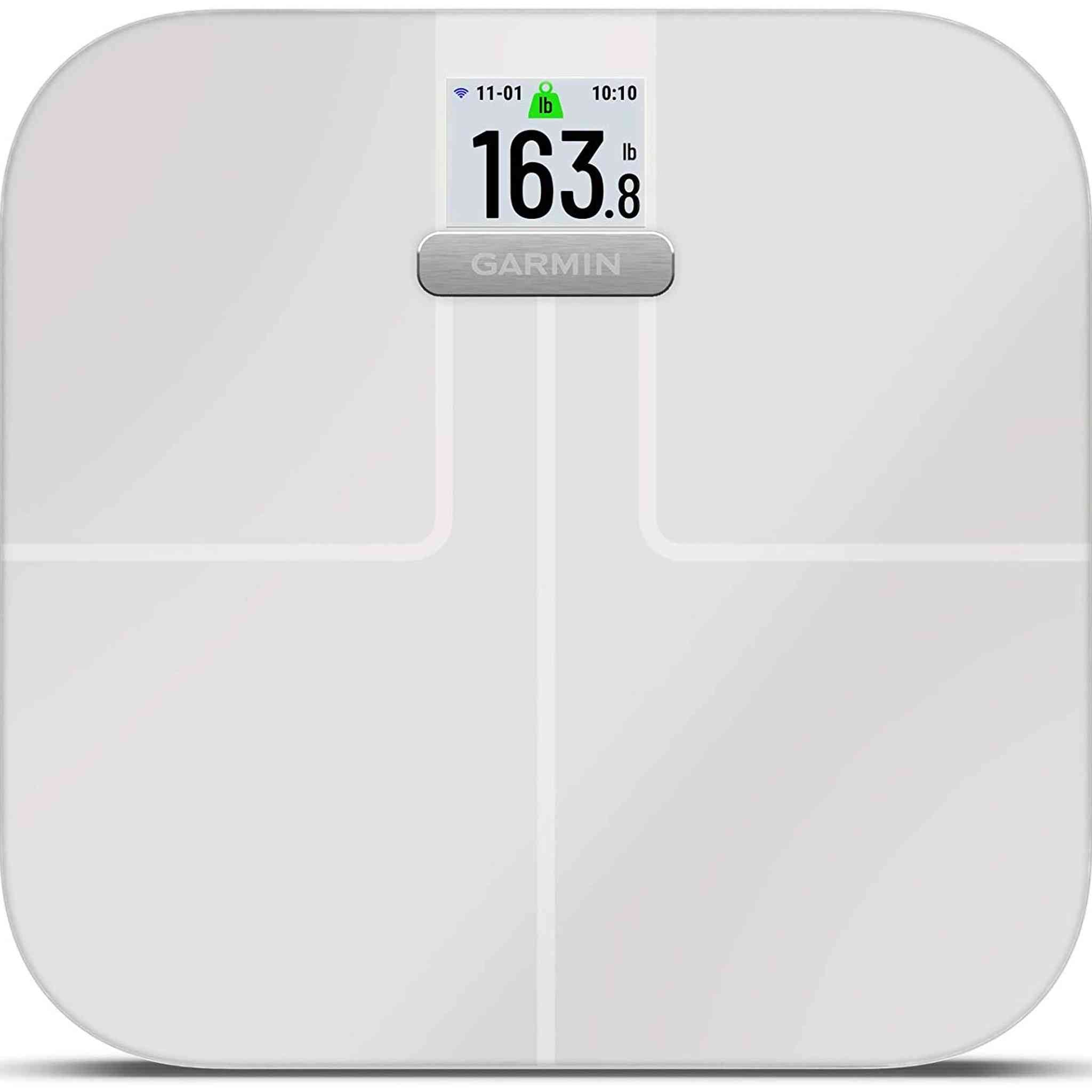 Garmin Index S2 Smart Scale with Wireless Connectivity-White With Accessories Bundle Garmin