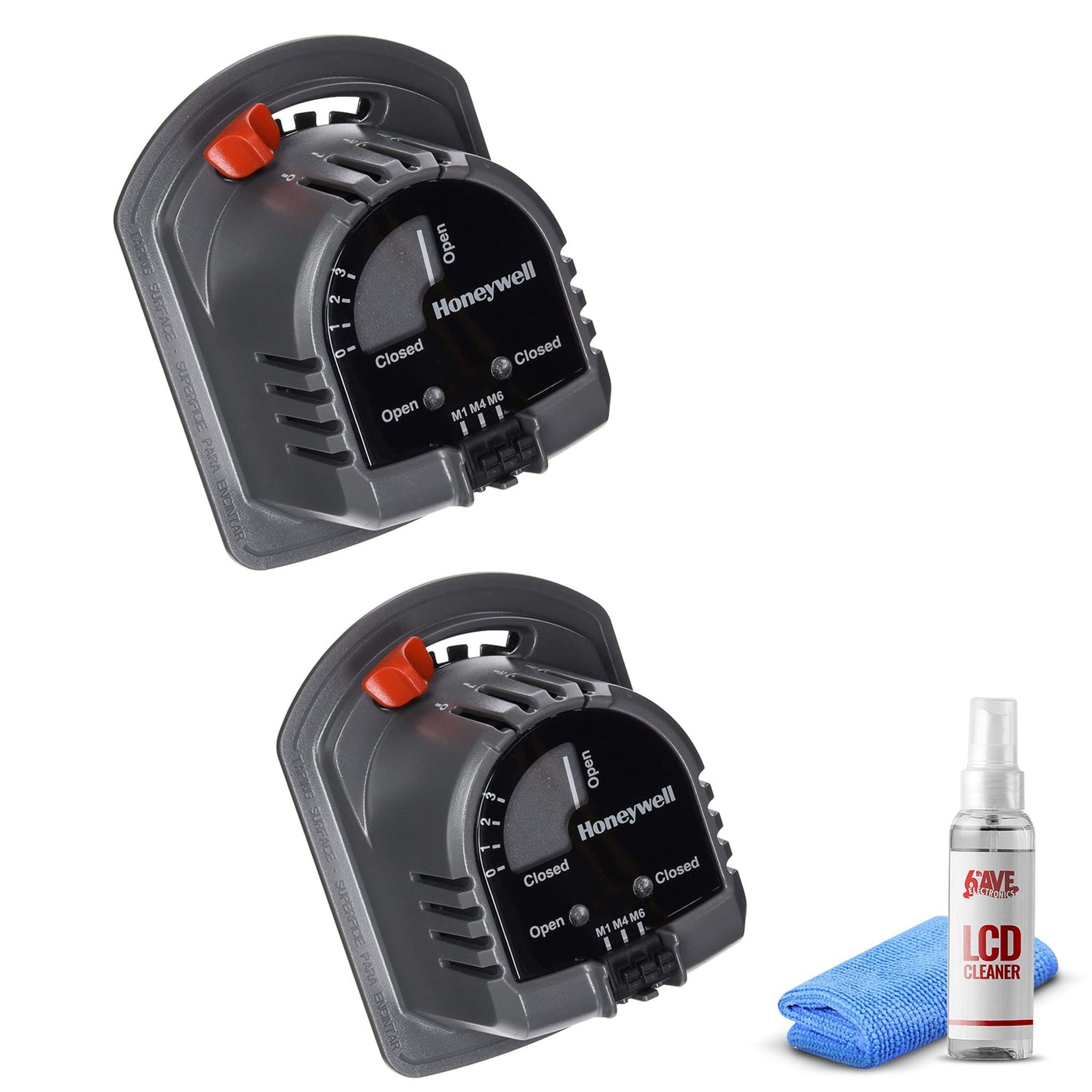 2-Pack Honeywell Replacement Motor for Ard and Zd Zone Dampers 24V + LCD Cleaner Honeywell