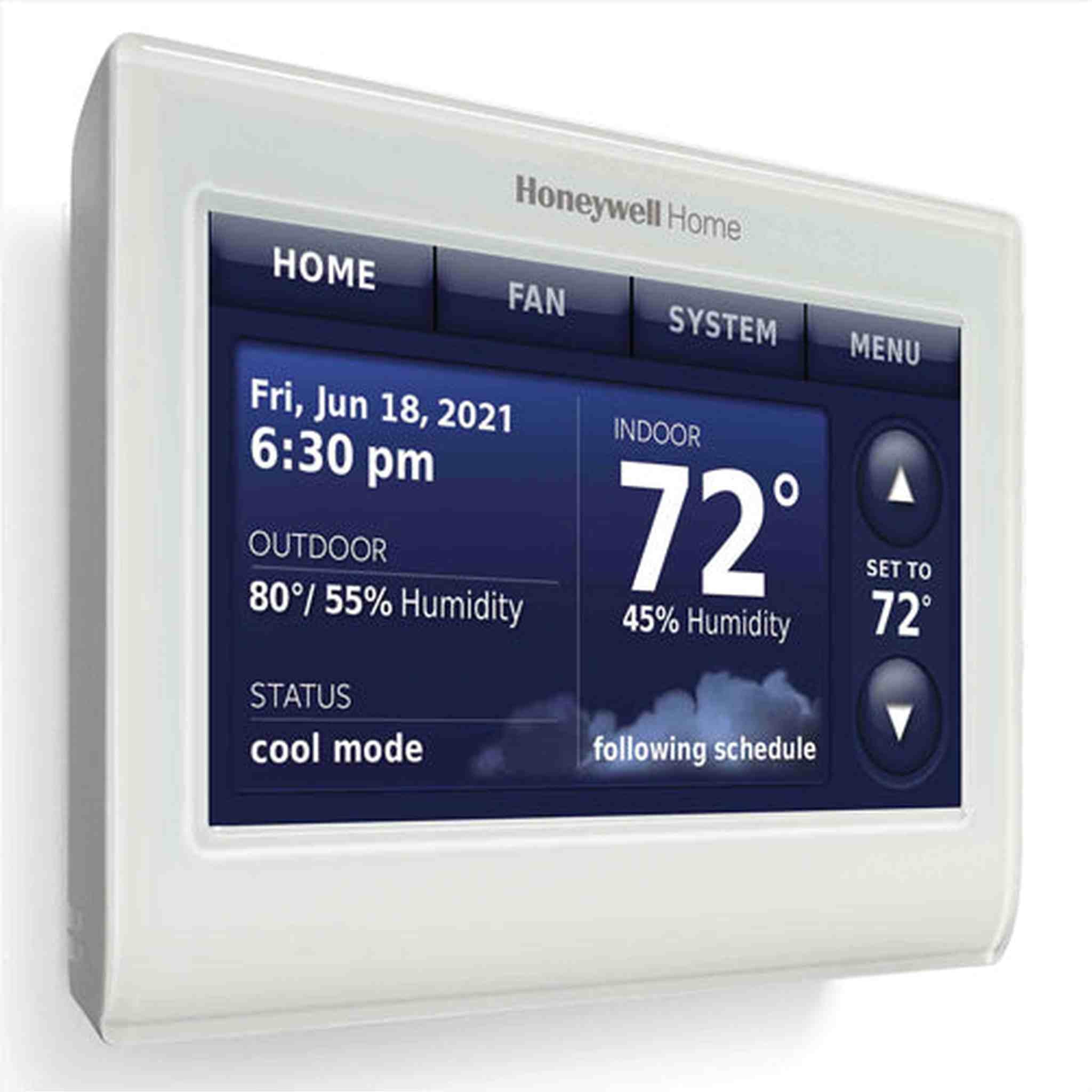 2-Pack Honeywell THX9421R5021WW Thermostat with Red LINK Technology -White Honeywell