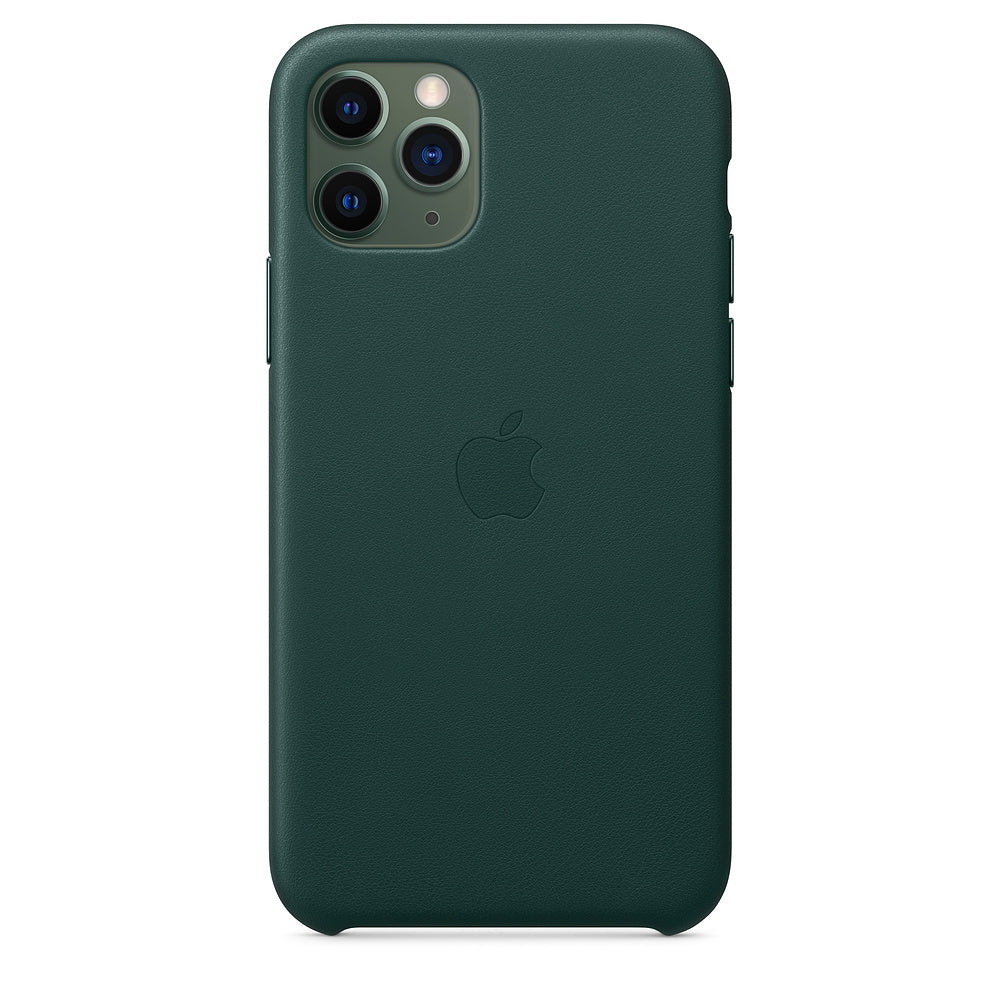 Apple Leather Case for iPhone 11 Pro - Forest Green - Used Apple