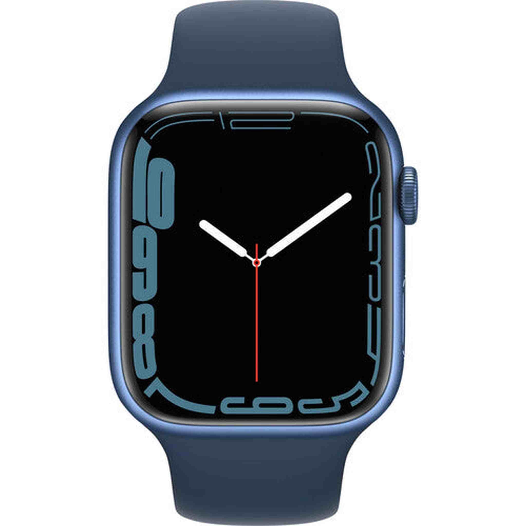 Apple Watch Series�7 GPS, 45mm Blue Aluminum Case with Abyss Blue Sport Band - Regular Apple