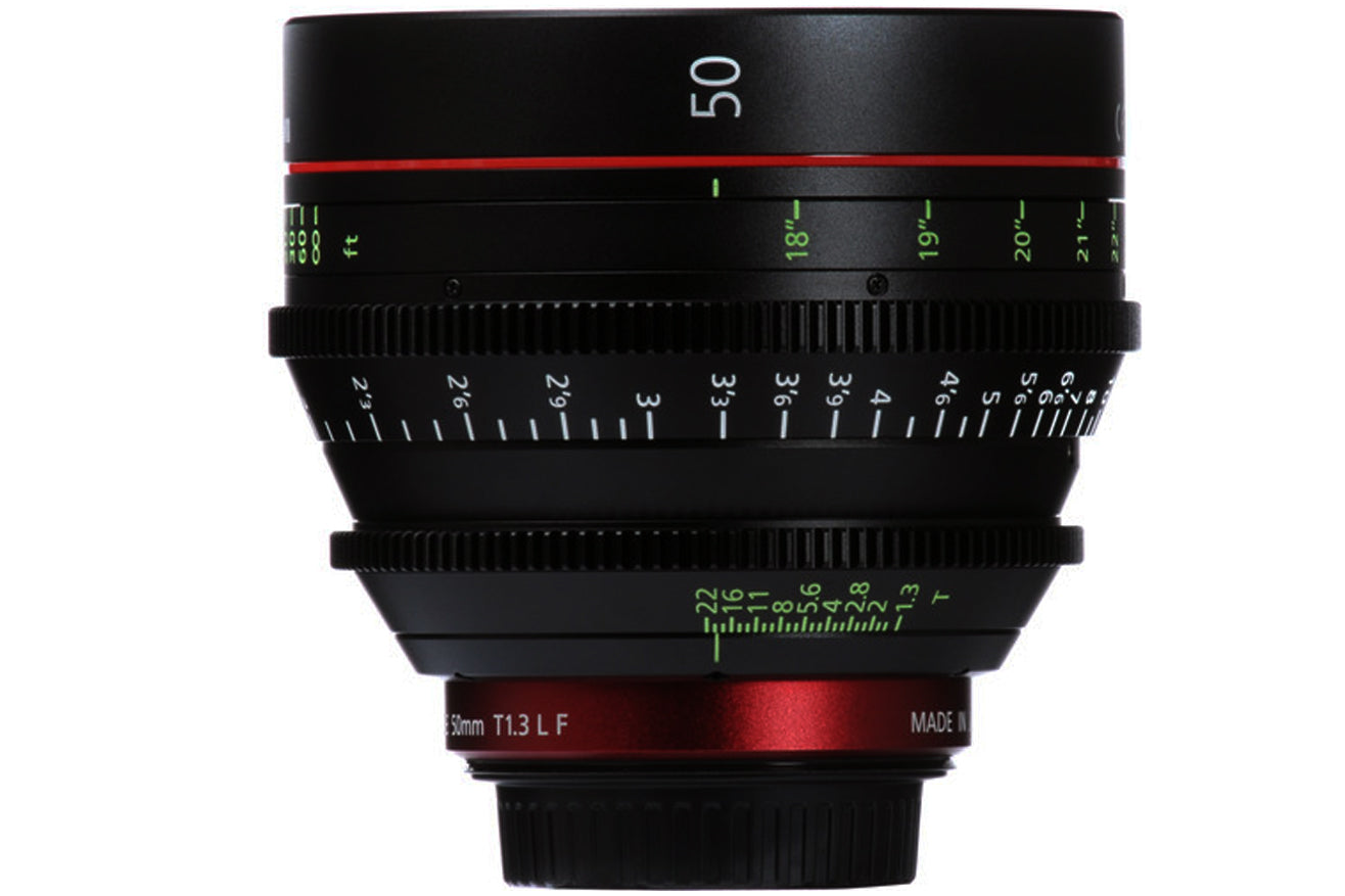 CN-E 50mm T1.3 L F Cine Lens (EF Mount) - Reconditioned