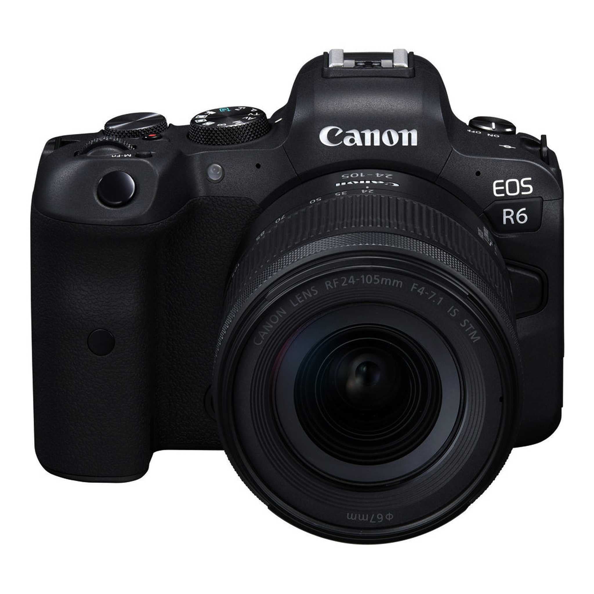 Canon EOS R6 Full-Frame Mirrorless Camera + RF24-105mm F4-7.1 is STM Lens Kit Canon