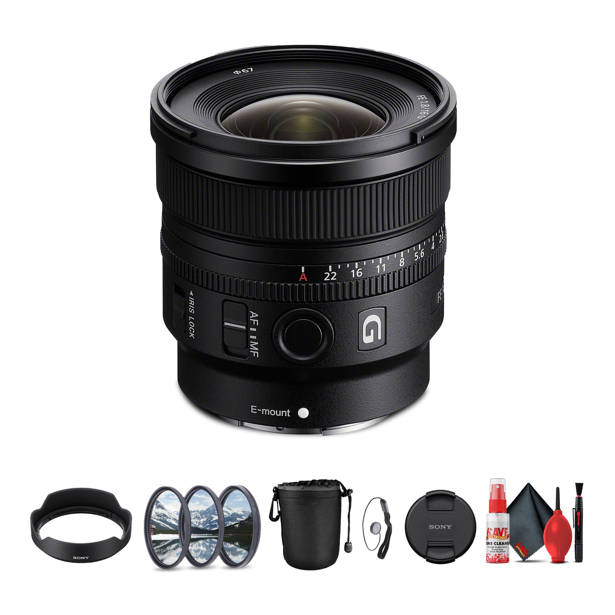 Sony FE 16mm f/1.8 G Lens Sony E | Fast, Compact & Weather-Sealed + More Sony